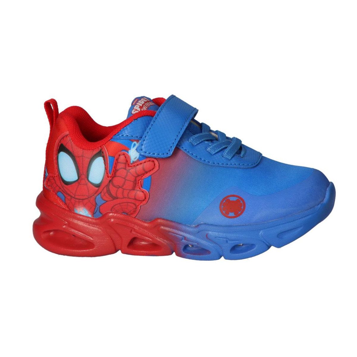 Spiderman Spidey Sneaker für Kinder mit leichter EVA Außensohle und Lichteffekt Sneaker