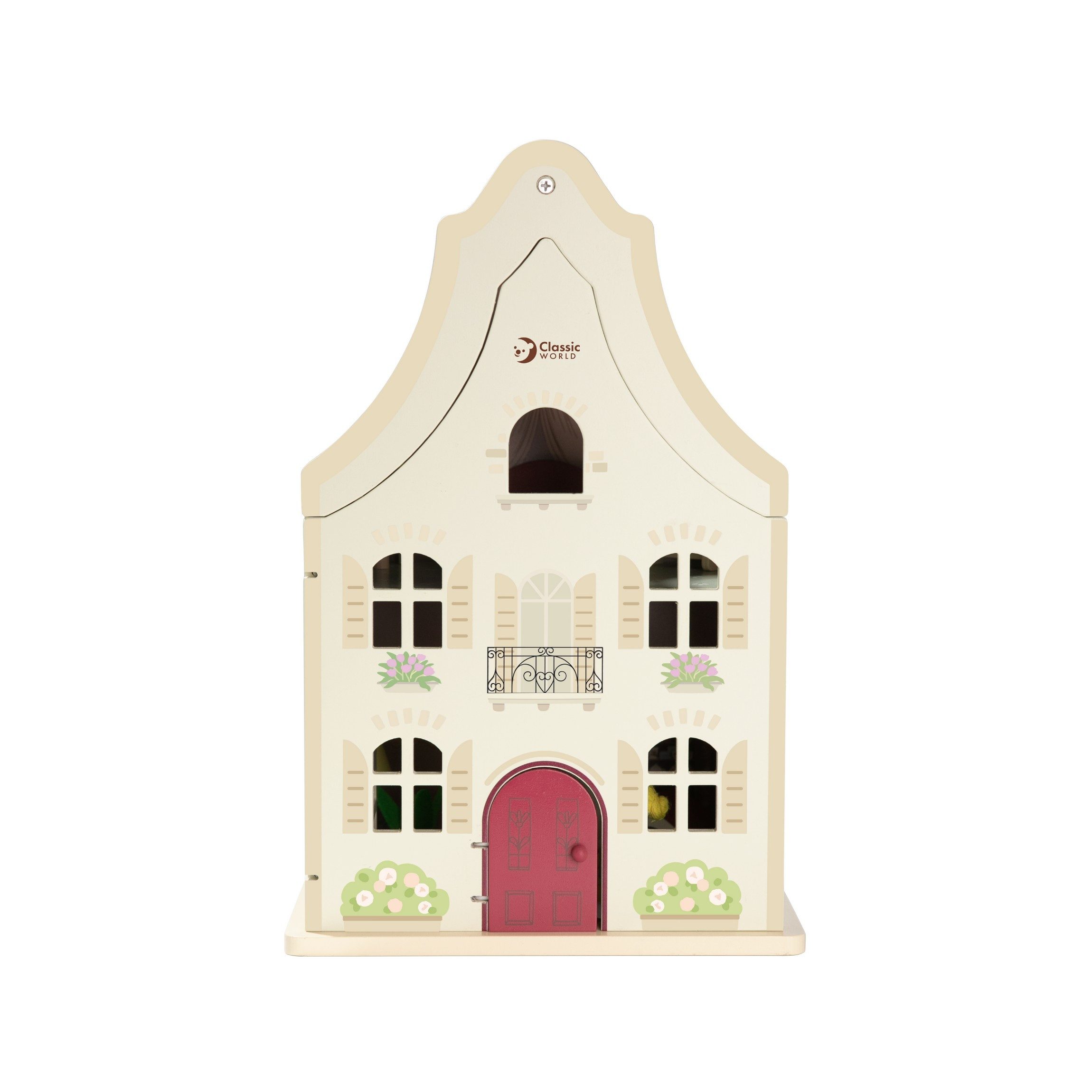 Classic World Puppenhaus Classic World - Puppenhaus Cozy - 24x19x38,5 cm - 3Y+