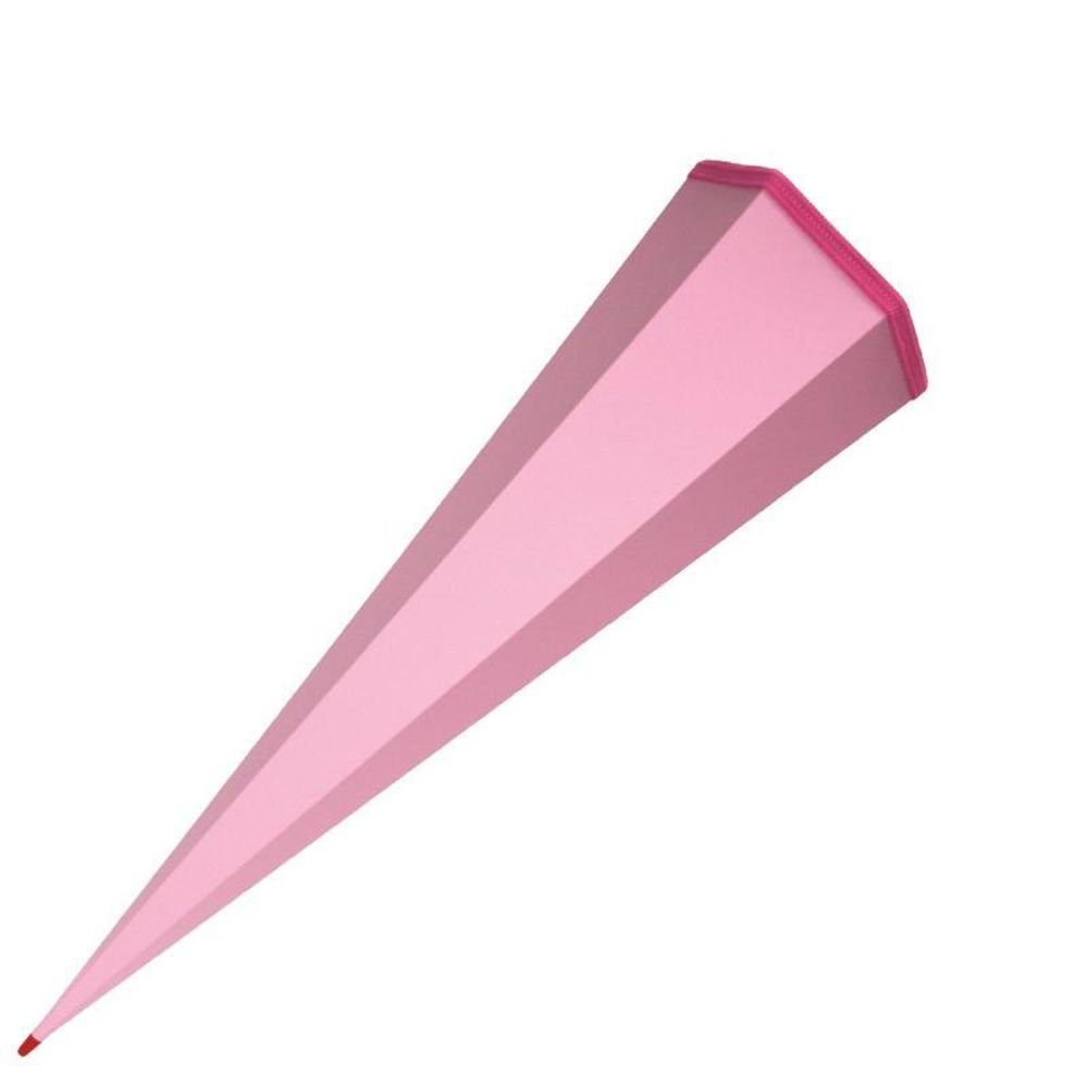 Roth Schultüte Rohling, 85 cm, eckig, ohne Verschluss, Zuckertüte zum Basteln