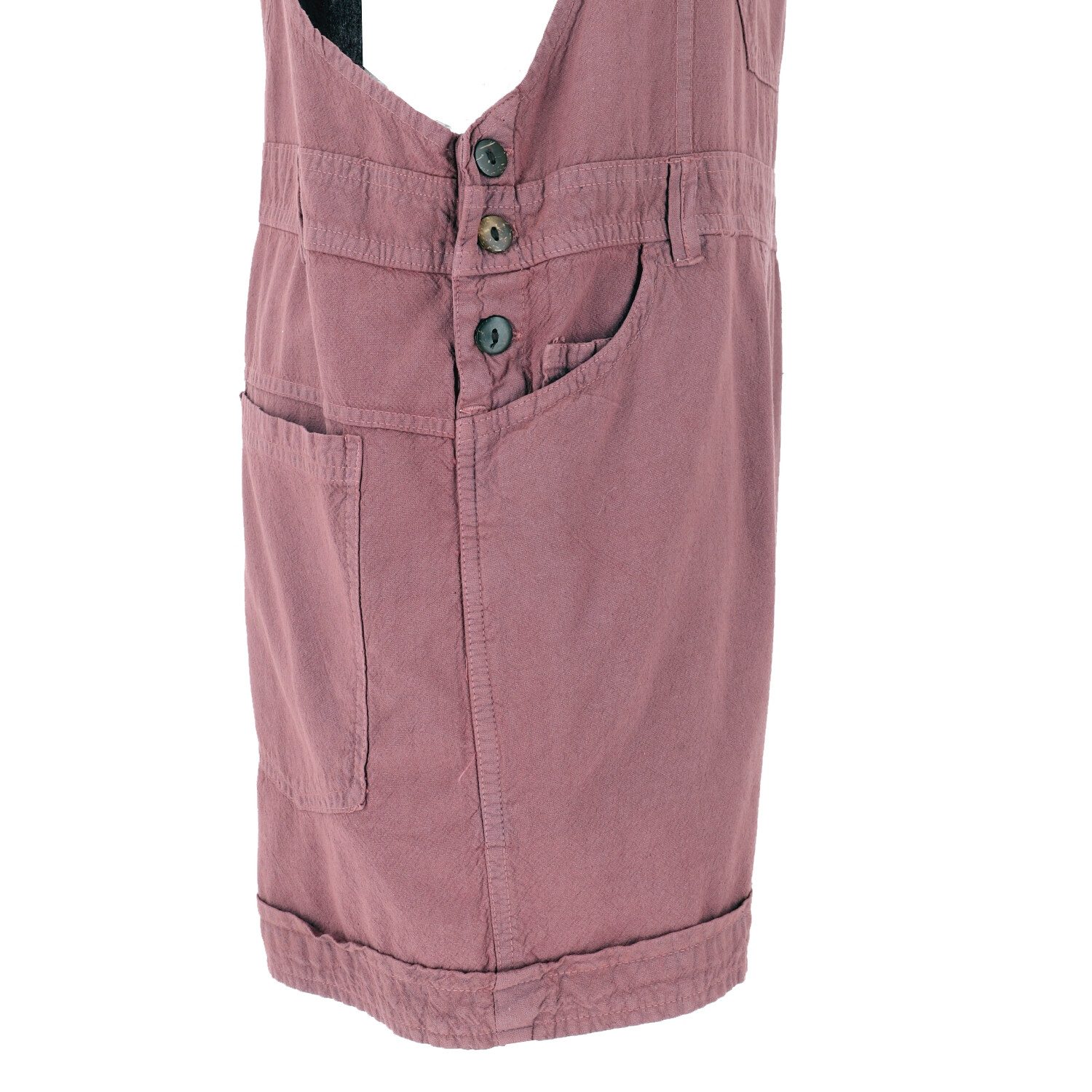 Guru-Shop Hose & Shorts Goa Shorts, kurze Latzhose, Boho Latzhose -.. alternative Bekleidung – Bild 5 von 5