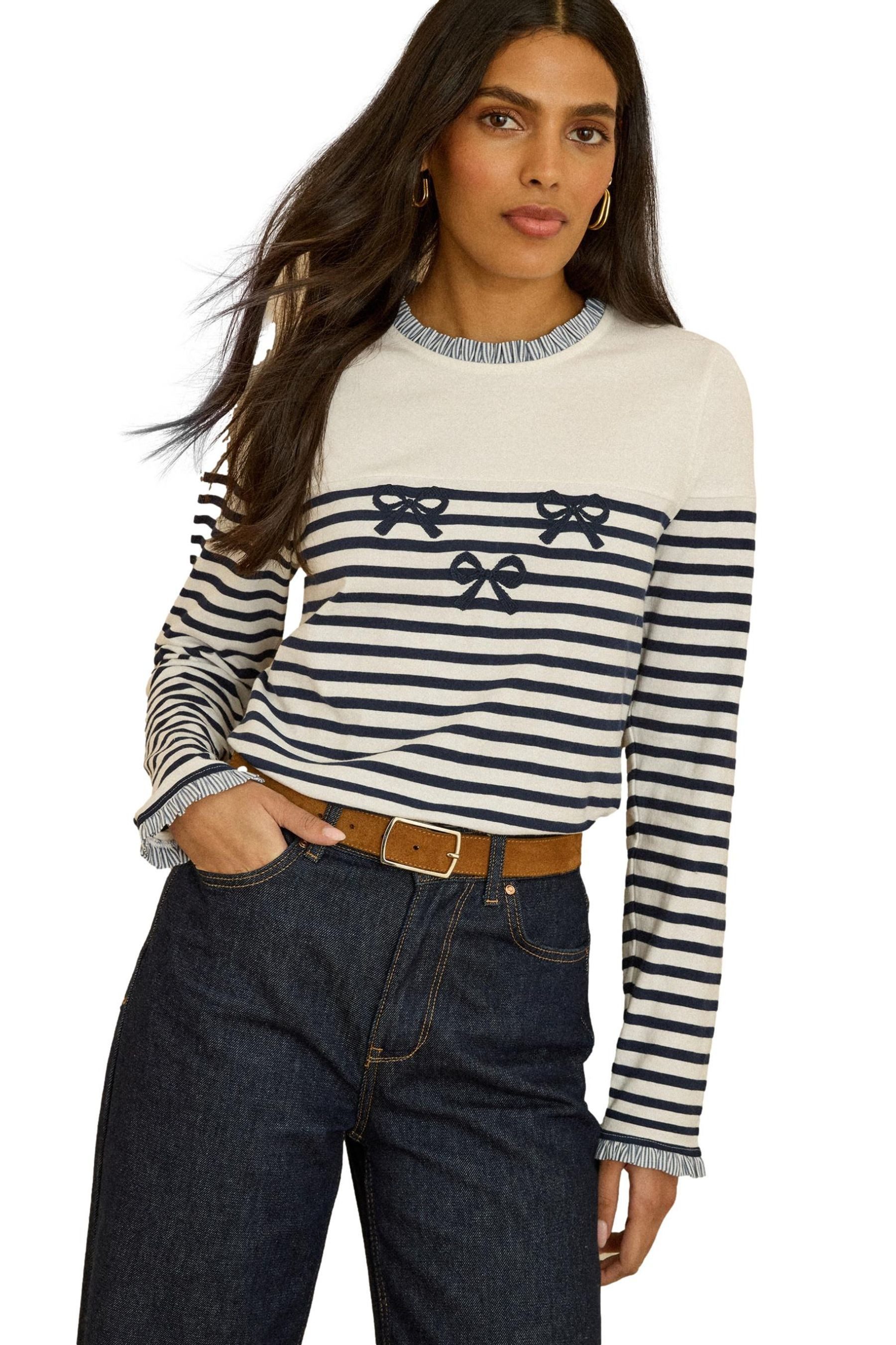 Love & Roses Langarmshirt Love & Roses Jersey-Oberteil, Kurzgröße (1-tlg) günstig online kaufen