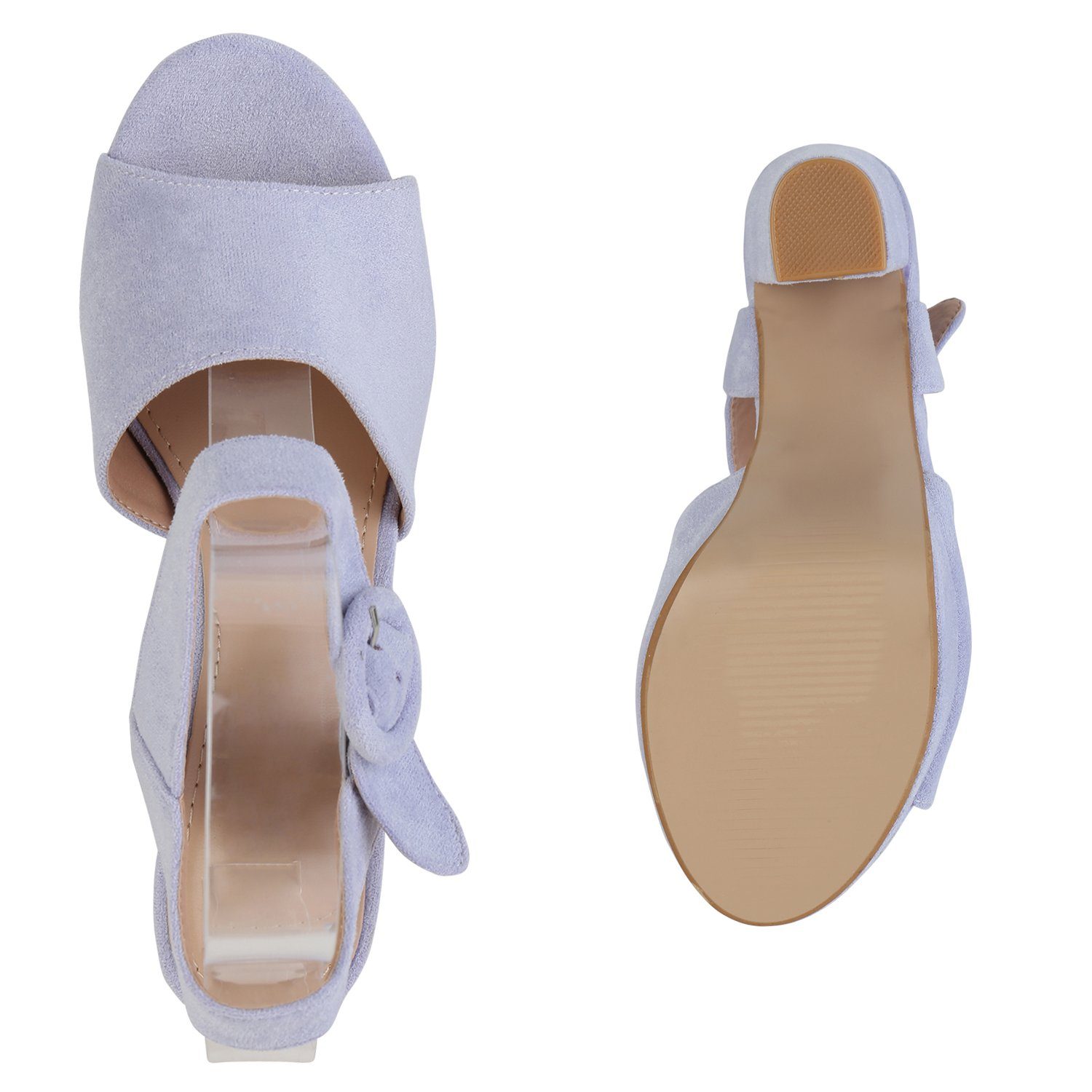 Bequeme High-Heel-Sandalette Schuhe HILL VAN 839947