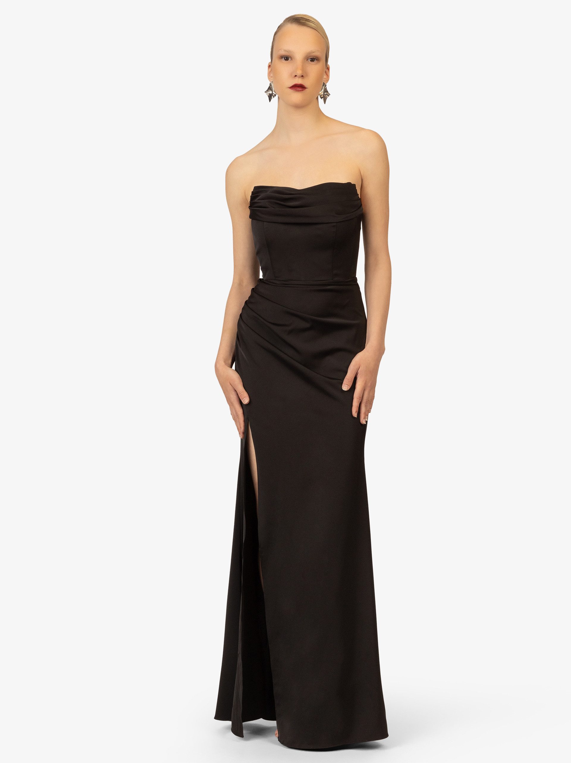 Kraimod Abendkleid mit Raffung an der günstig online kaufen