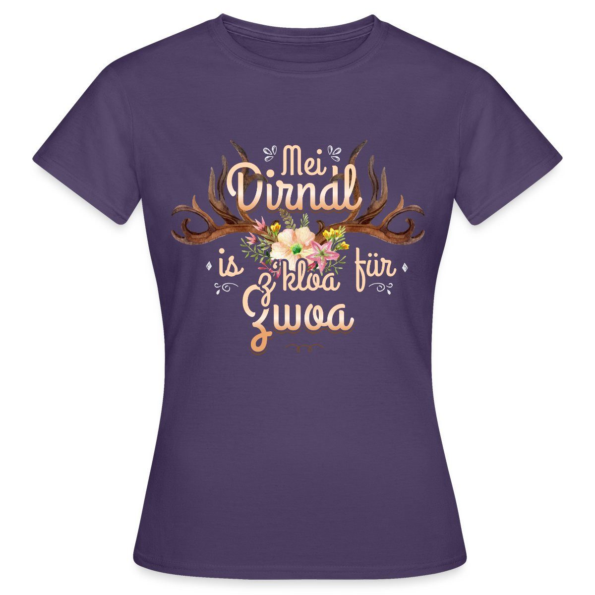 Spreadshirt T-Shirt Mei Dirndl Is Z günstig online kaufen