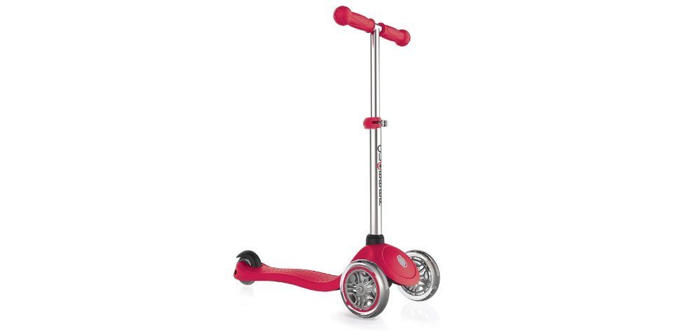 Globber Scooter Primo 3-fach Roller mm,ab von Kinder Tretroller Jahren 120 Höhenverstellbar, 3 City höhenverstellbar,Rollendurchmesser