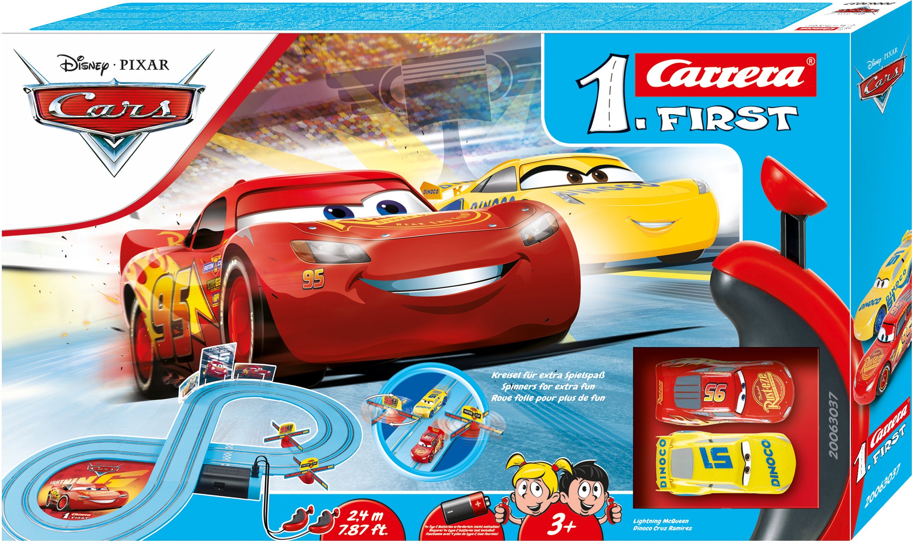 Carrera® Autorennbahn Carrera® First - Disney·Pixar Cars - Race of Friends (Streckenlänge 2,4 m), (Set)