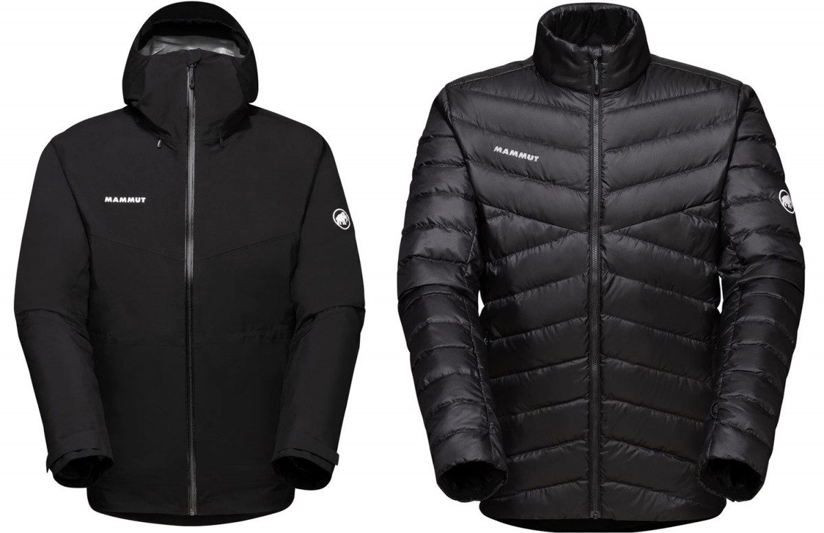 Outdoorjacke Mammut Convey 3 in 1 HS Hooded Jacket Herren Outdoor Jacke Wanderjacke