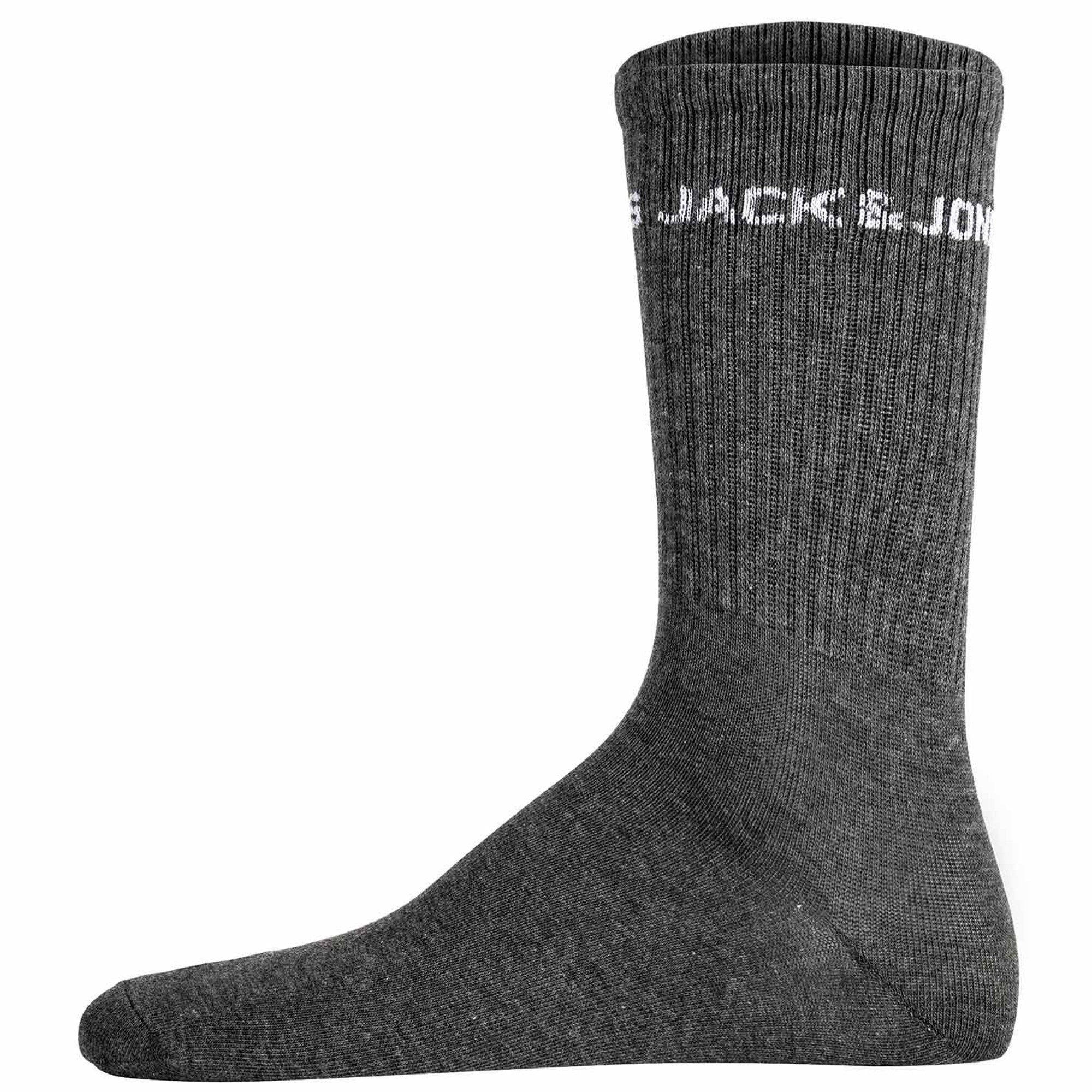 Jack & Jones Sportsocken Herren Socken 12er Pack Baumwolle JACLOGO 12 PACK (Packung, 12er Pack)