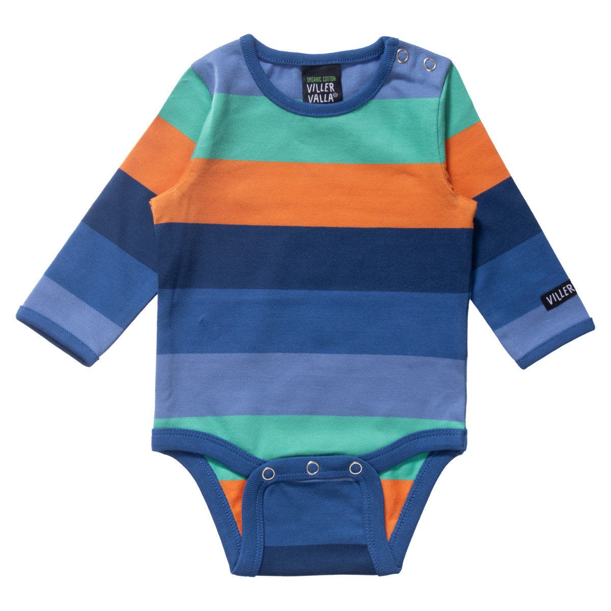 Villervalla Langarmbody Streifen Unisex Kinder (1-tlg) Langarm Einteiler, Body, Longsleeve-Body, Bodysuit, Stretchbody