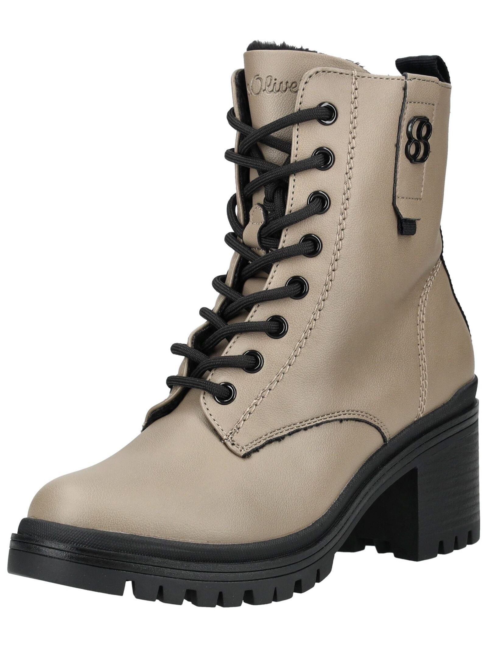 s.Oliver Stiefelette Lederimitat High-Heel-Stiefelette günstig online kaufen