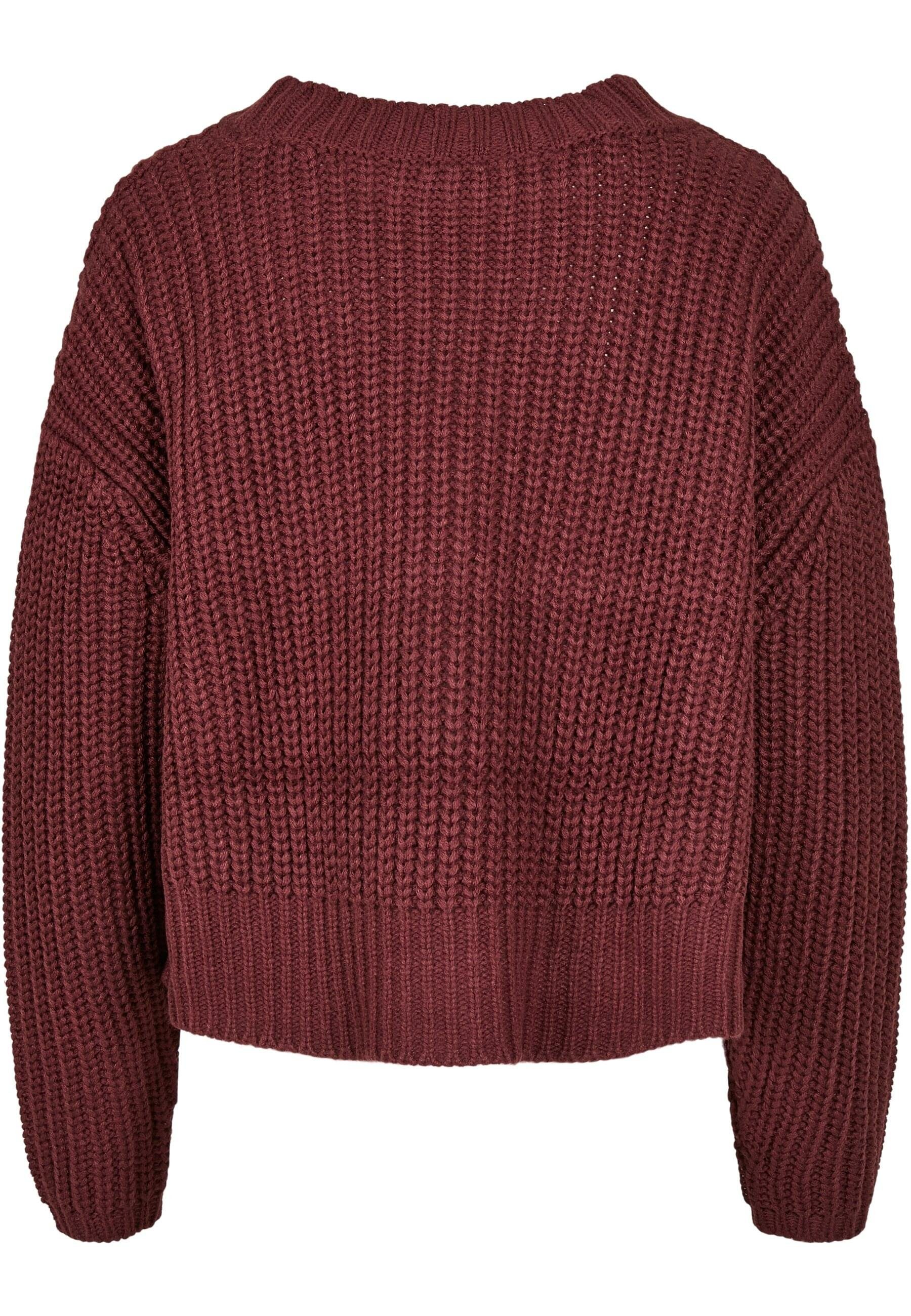 cherry Oversize URBAN Kapuzenpullover Wide Damen (1-tlg) CLASSICS Ladies Sweater