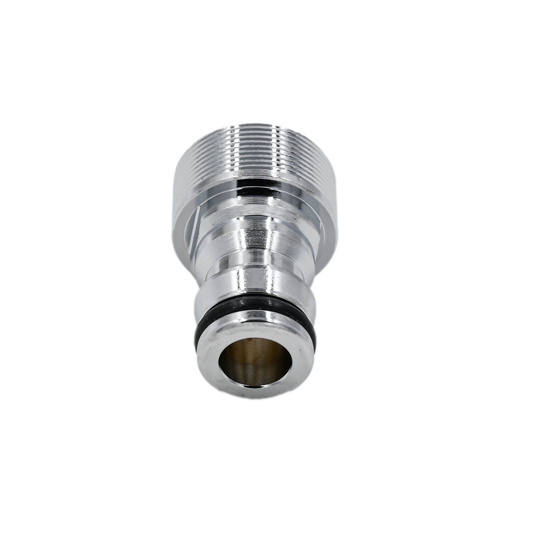 SpiceFlow Anschlussstück SpiceFlow Hahnadapter, Chrom Messing, M24 x 1 AG, Gardena komp., Bersonders Stabiel