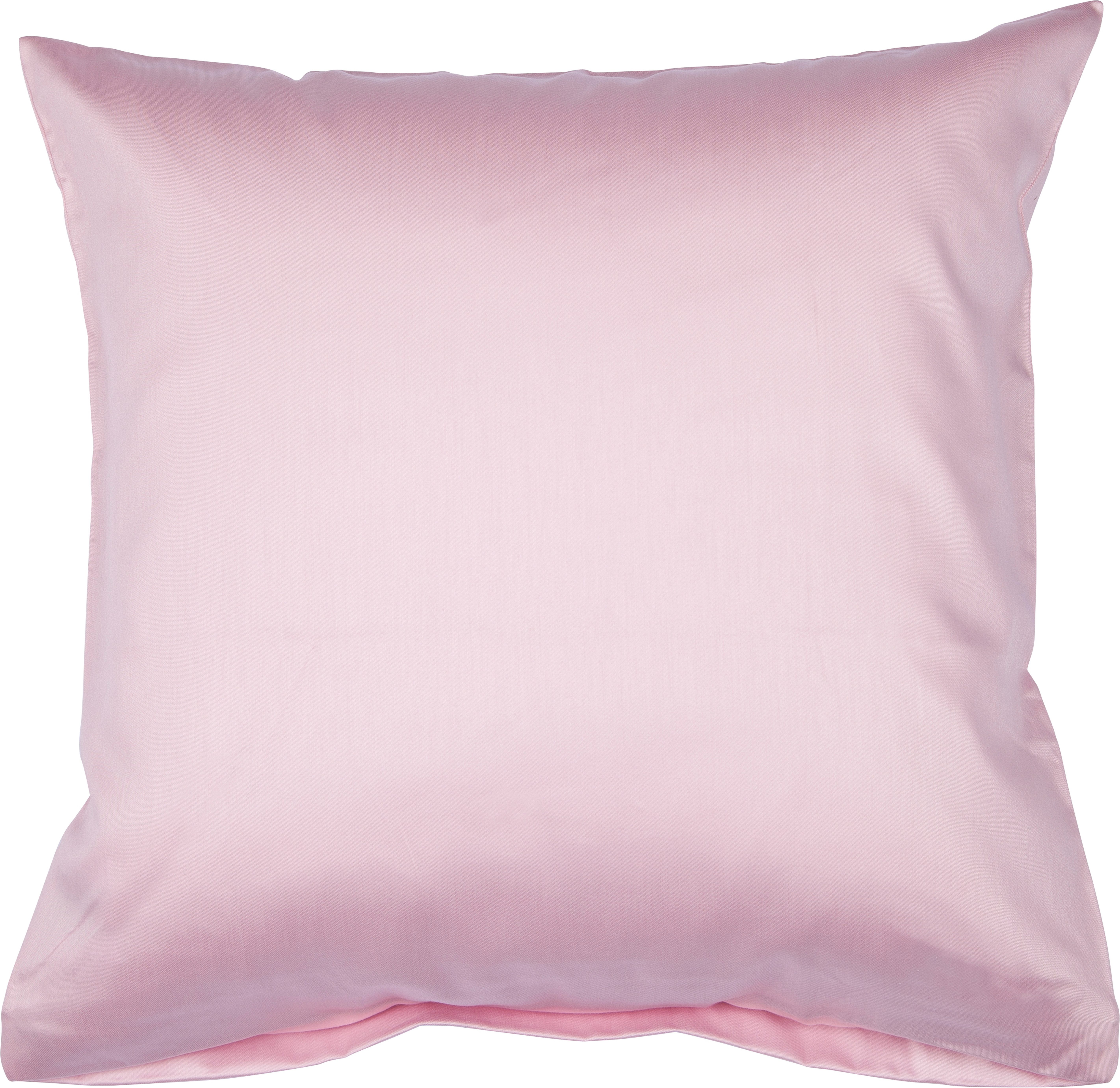 Janine Bettwäsche Colors, Mako-Satin, 2 teilig, feinfädige uni Bettwäsche für alle Jahreszeiten, Markenreißverschluss