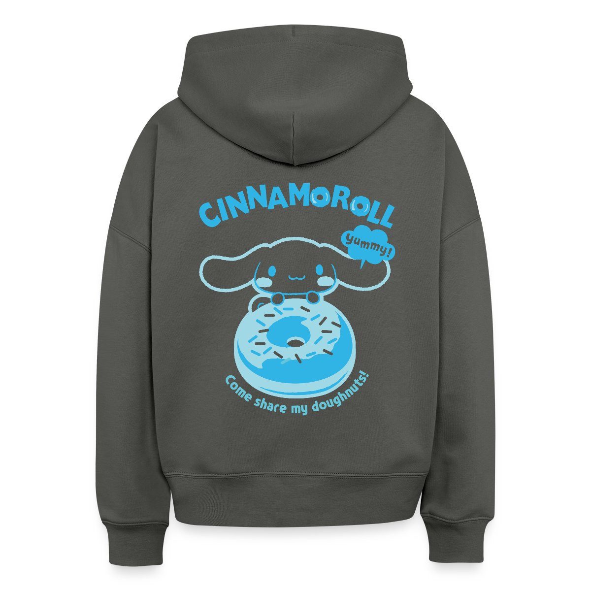 Hoodie Cinnamoroll Mit Donut Yummy Doughnuts Frauen Boxy Organic Hoodie
