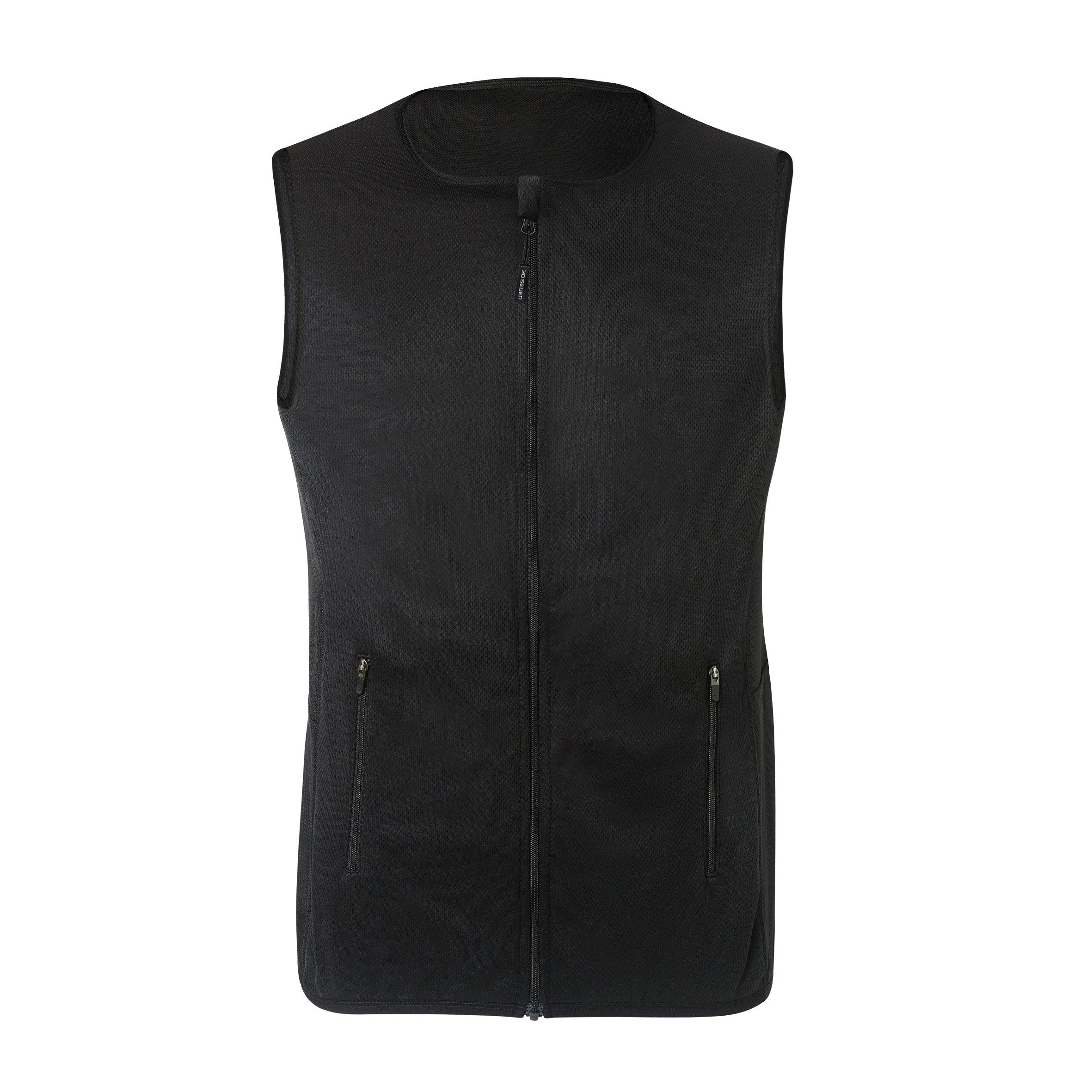 30seven Funktionsweste Baselayer Regular Fit, Unisex - Schwarz ohne Akku