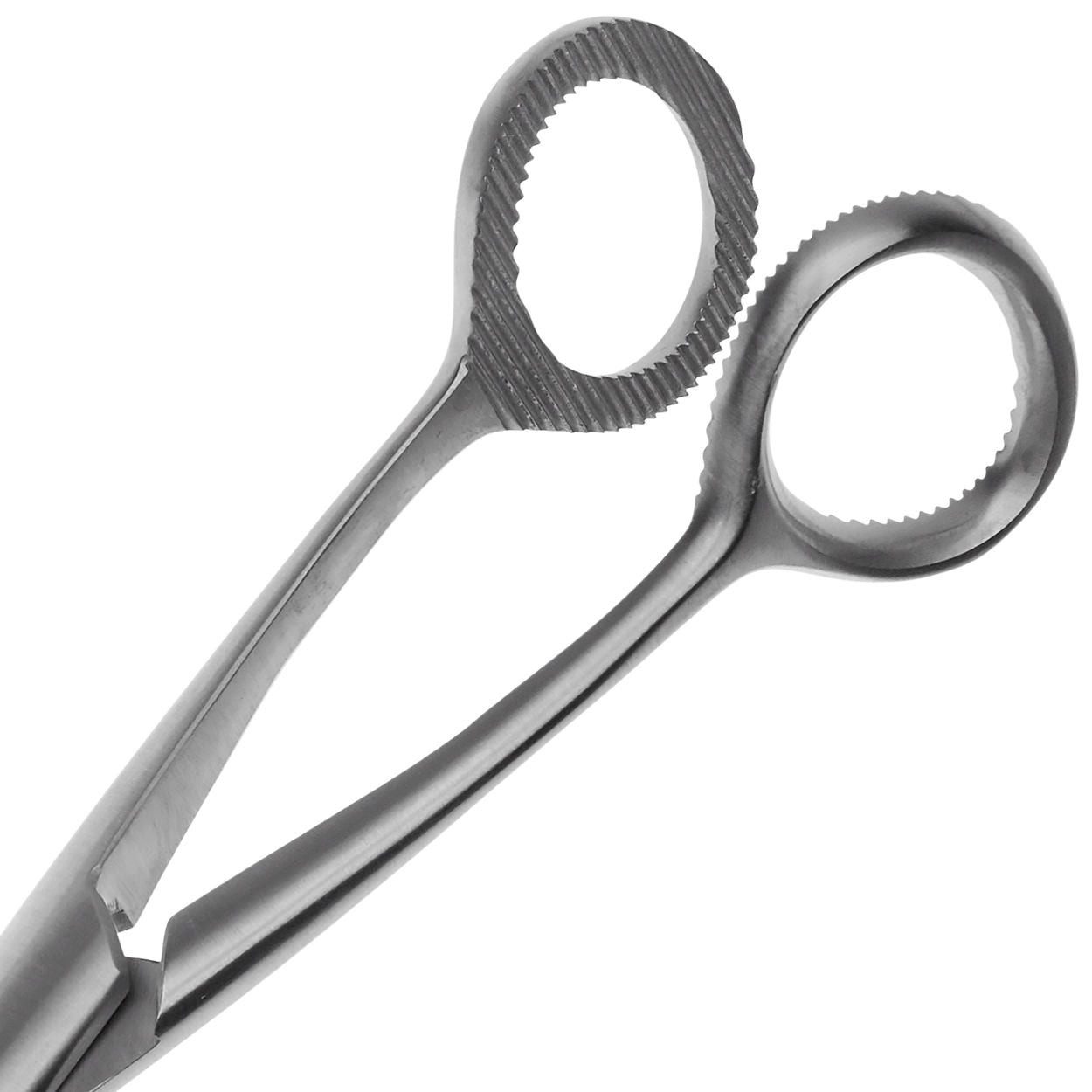 May Augenbrauenpiercing Zungenzange für Piercing runder Kopf gerieft