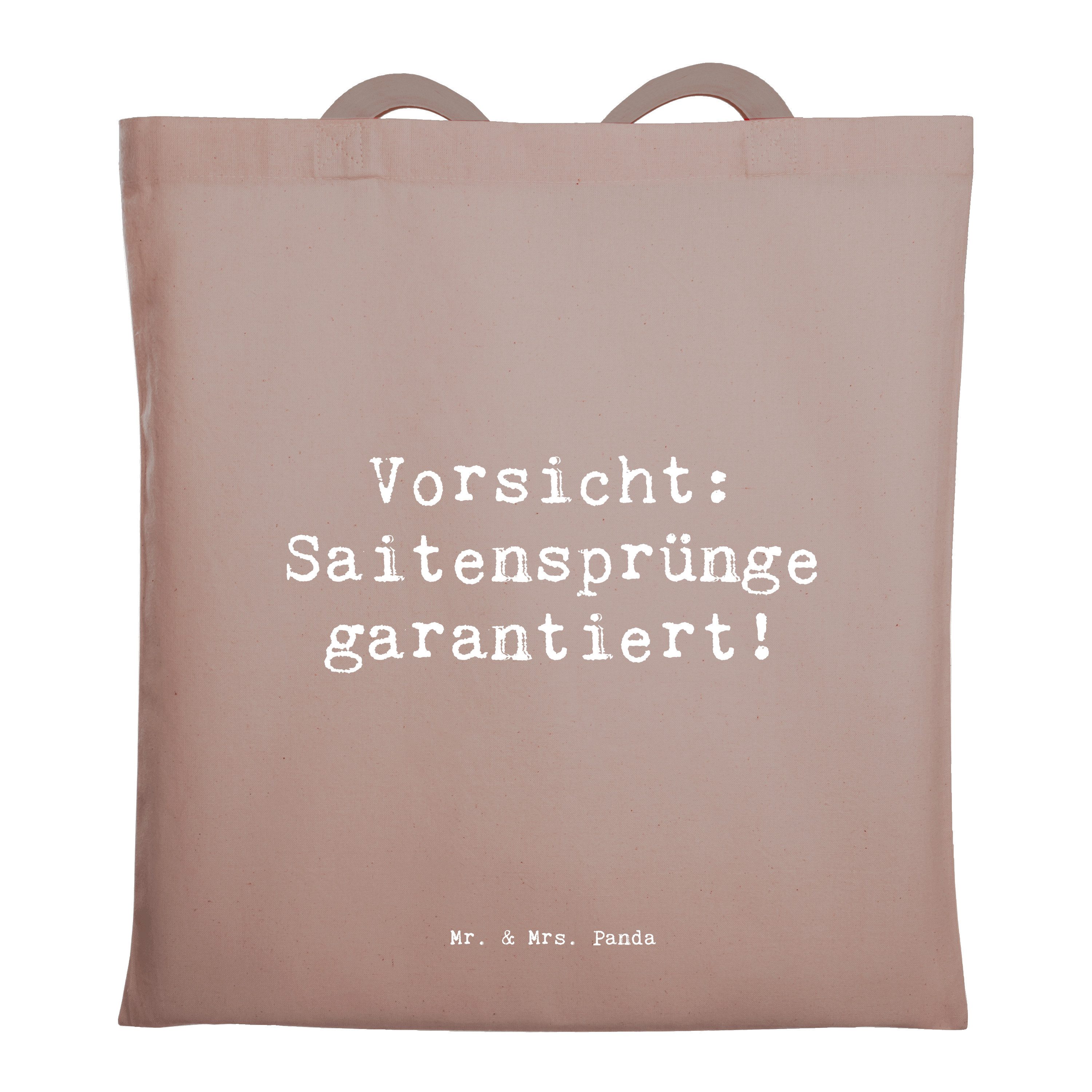 Tragetasche Spruch Shamisen Abenteuer - Braun Pastell - Geschenk, Musikabenteuer