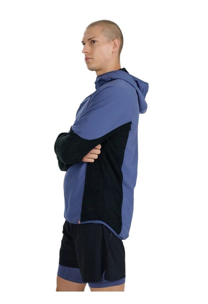 4F Laufjacke FNK M582 mit Kapuze (leicht Isolierung, 4FWarm-Technologie) denimblau