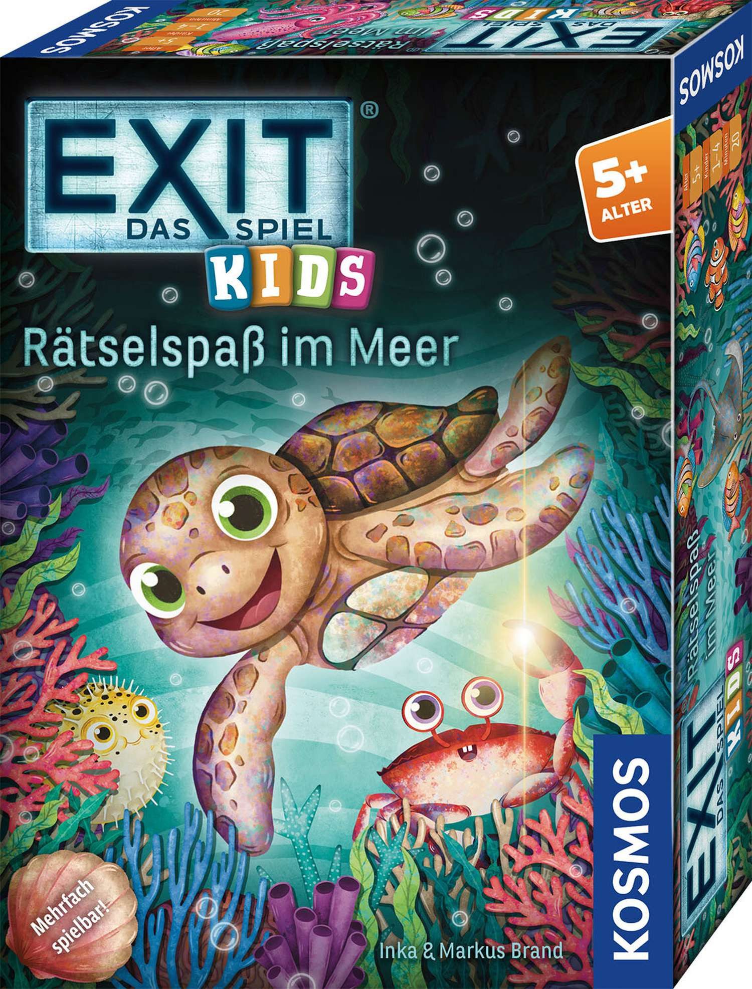 Kosmos Spiel EXIT Kids Rätselspaß im Meer – Kinderspiel ab 5 Jahren