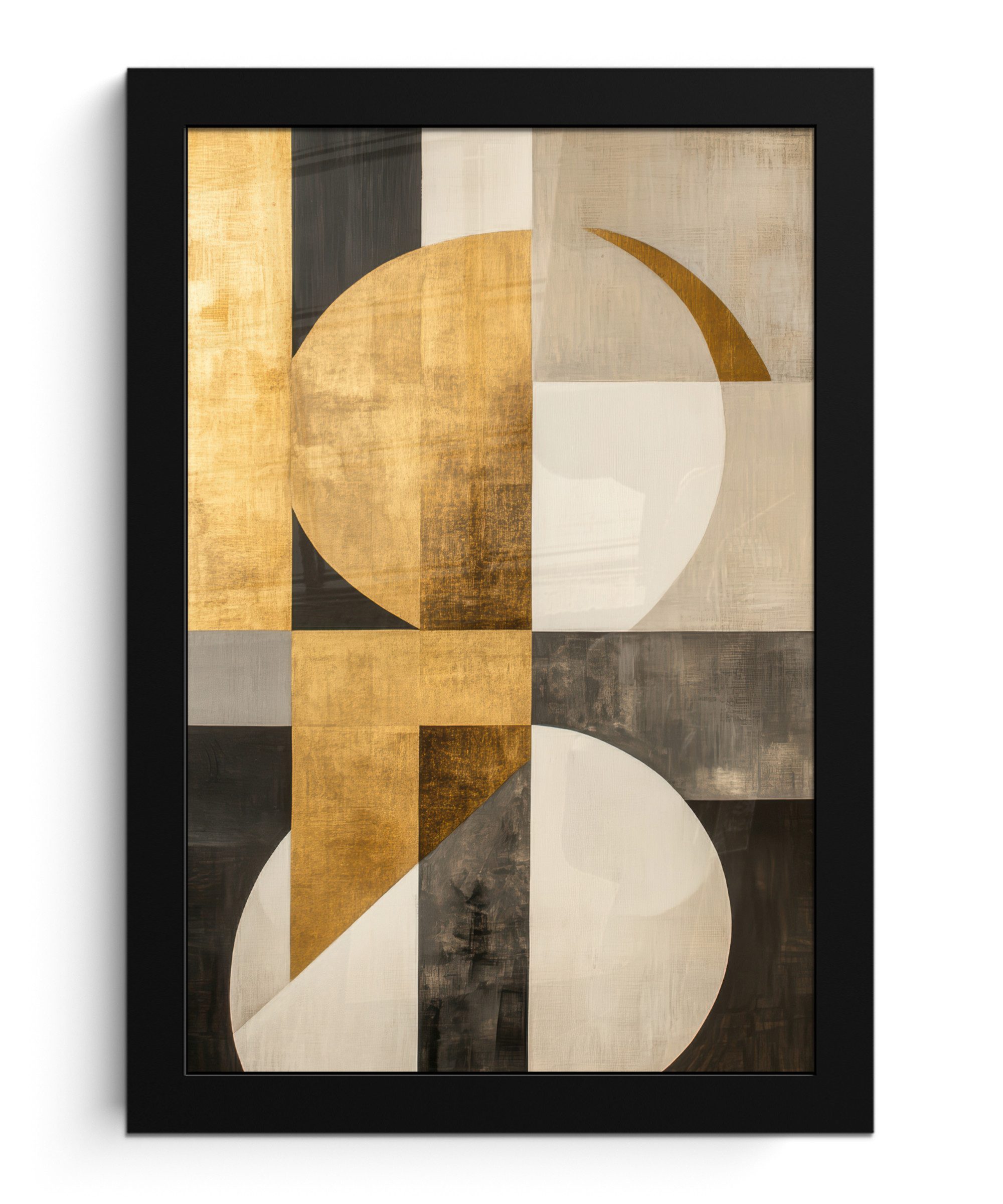 MuchoWow Poster Abstrakt - Gold - günstig online kaufen