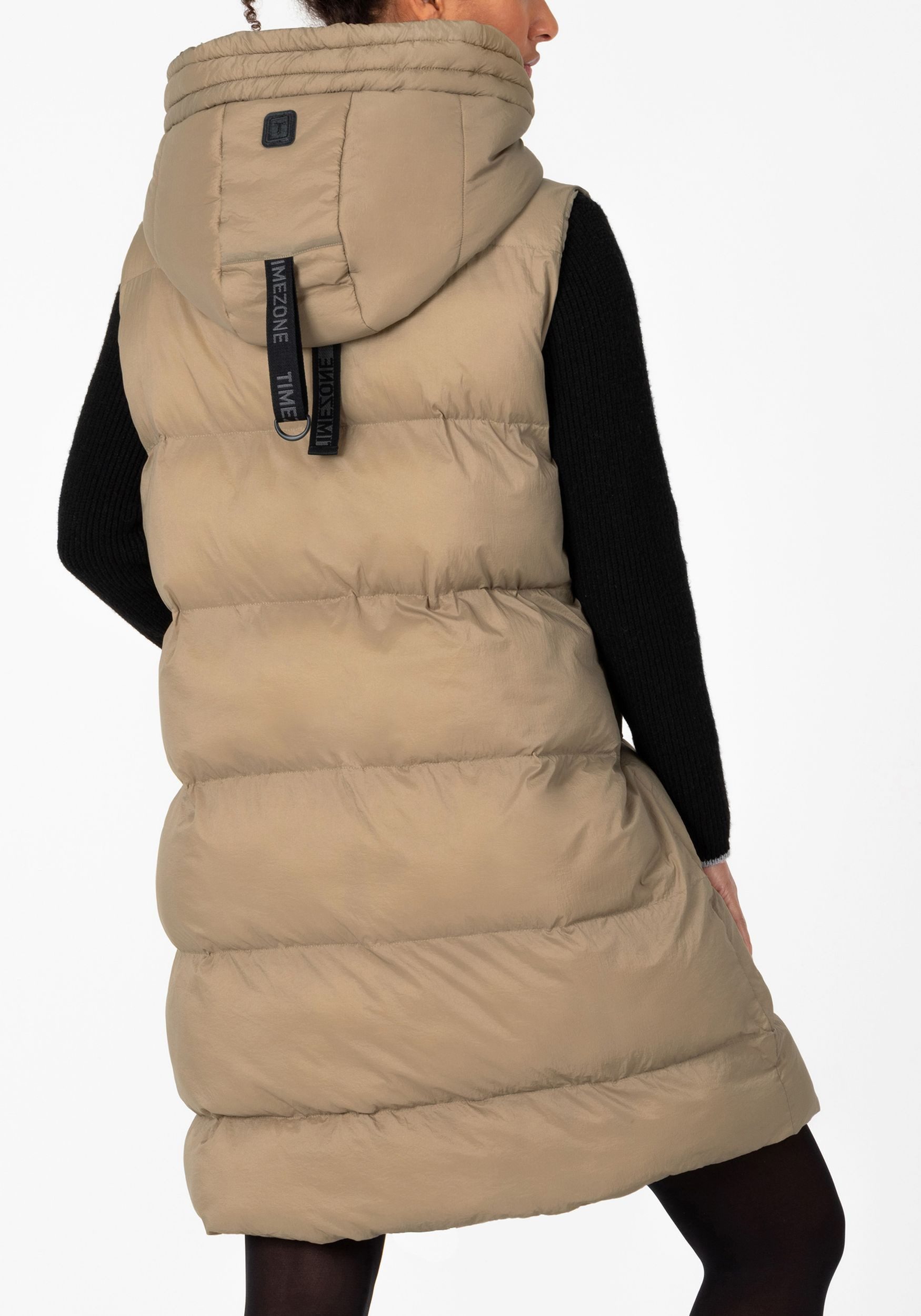 TIMEZONE Winterjacke Puffer- lang Kapuze wasserabweisend ultraleicht Volume günstig online kaufen