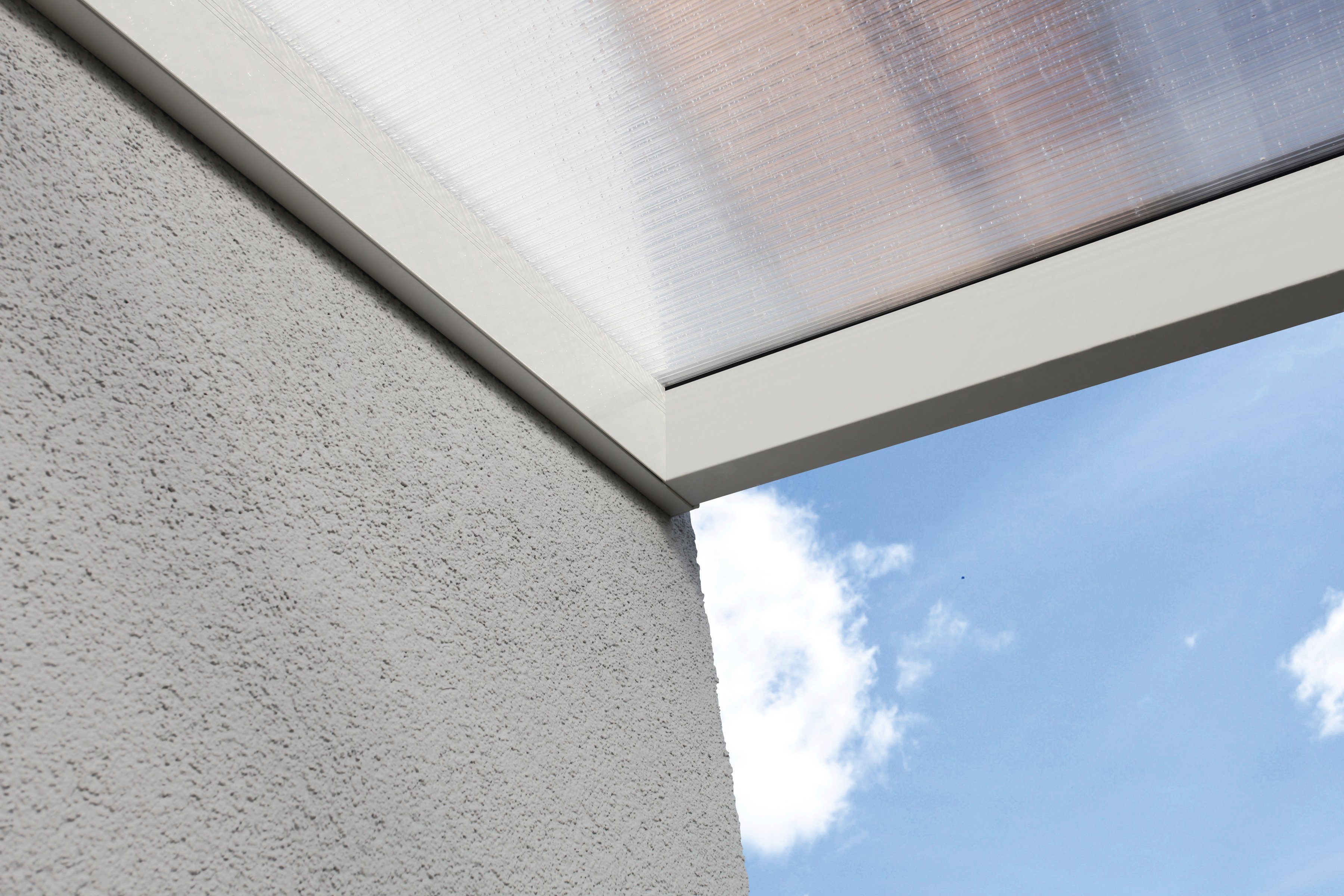 Skanholz Terrassendach Garda, Bedachung Doppelstegplatten, BxT: 648x357