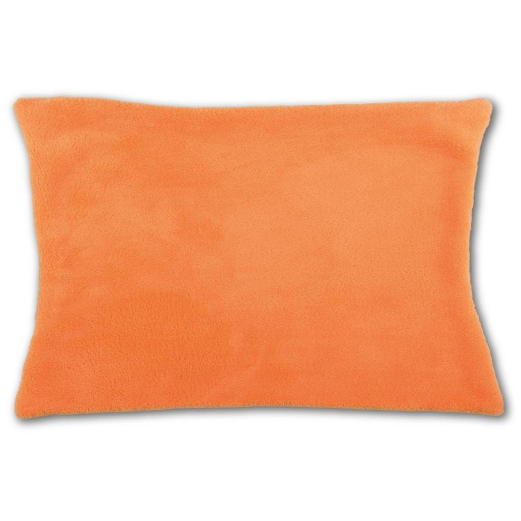 Kissenbezüge, Bestlivings, Flauschbezug / Kissenbezug (30x50 cm), wahlweise mit u. ohne Innenkissen (Dekokissen) Orange