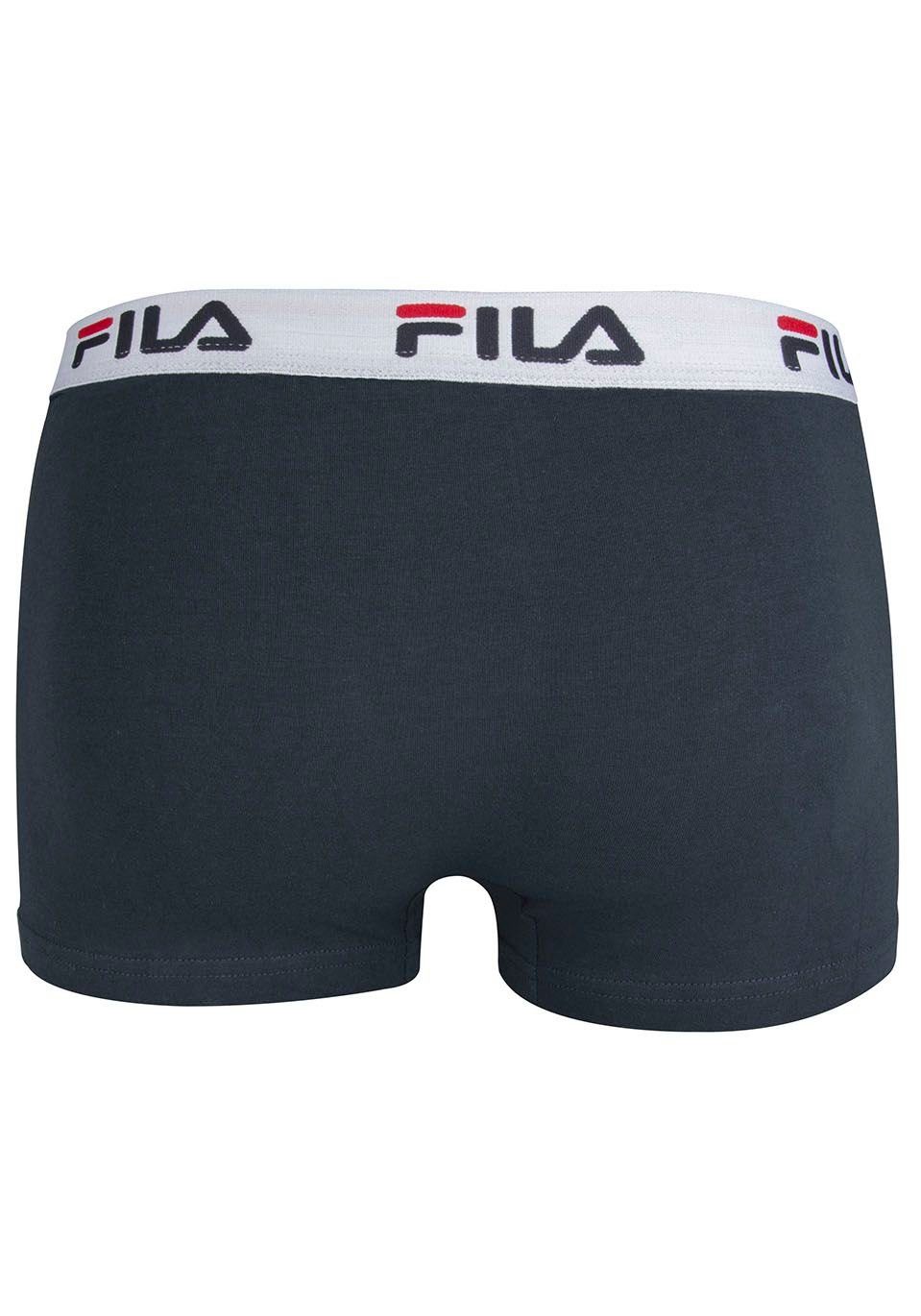 Fila Logobund mit navy (Packung, Boxershorts 3-St) elastischem