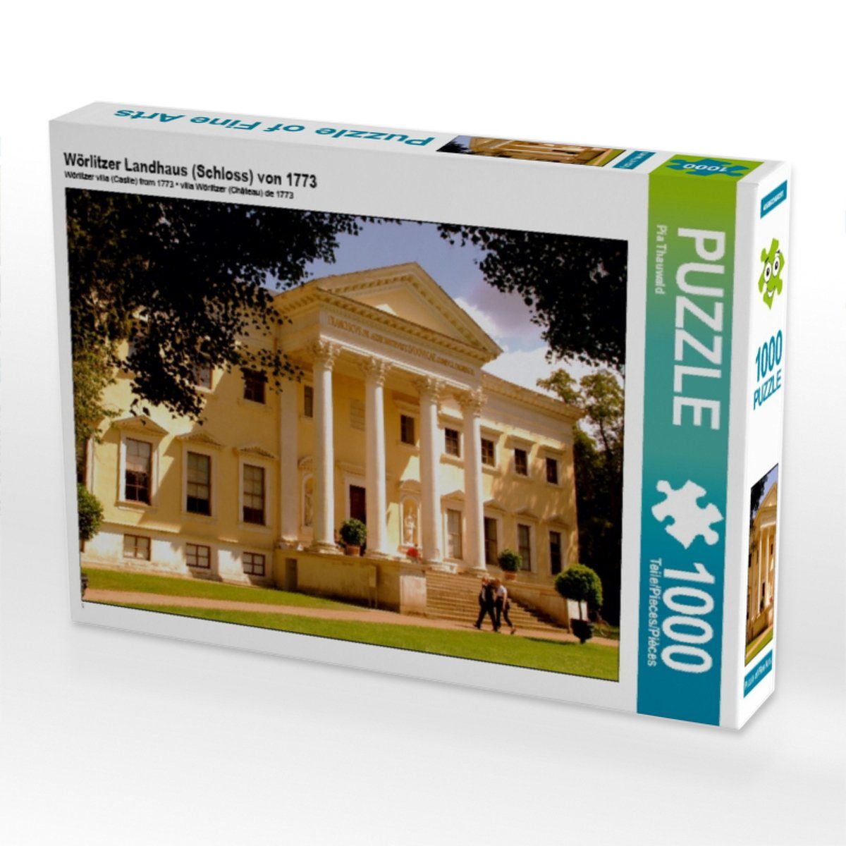 Wörlitzer CALVENDO Lege-Größe (Schloss) Landhaus CALVENDO Foto-Puzzle 1000 Thauwald, 1773 cm 1000 Pia Puzzle von von 48 Puzzle 64 Puzzleteile Bild x Teile