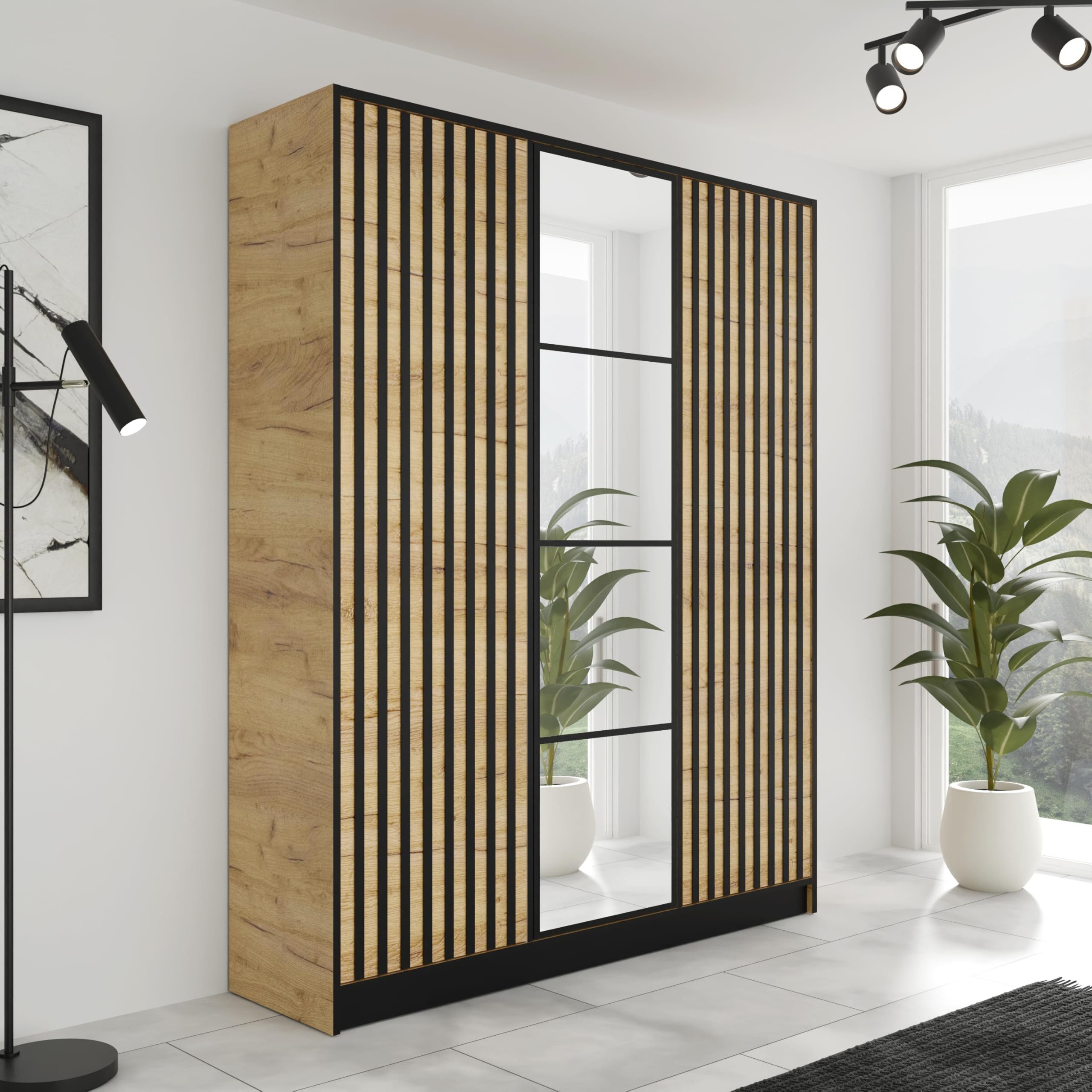 KIER FURNITURE Schiebetürenschrank EDEN 156.4 x günstig online kaufen