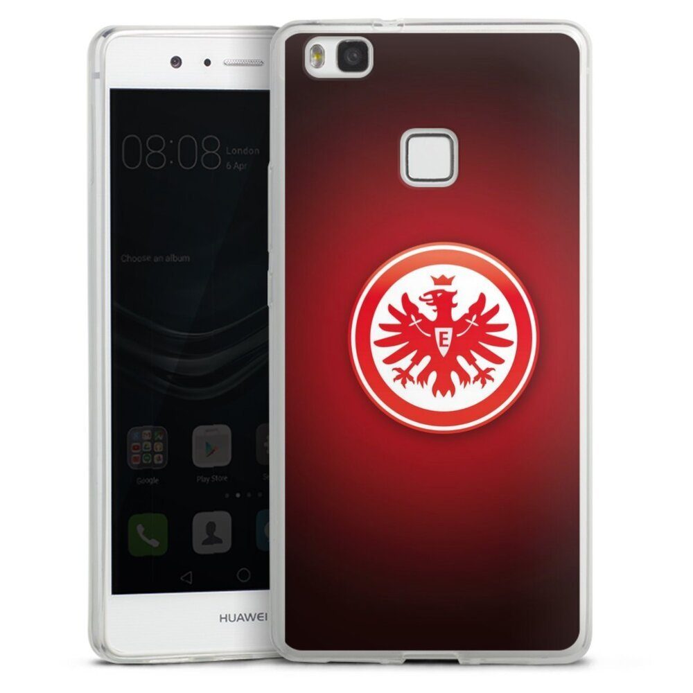 DeinDesign Handyhülle Eintracht Frankfurt Offizielles Lizenzprodukt Wappen, Huawei P9 Lite (2016) Slim Case Silikon Hülle Ultra Dünn Schutzhülle