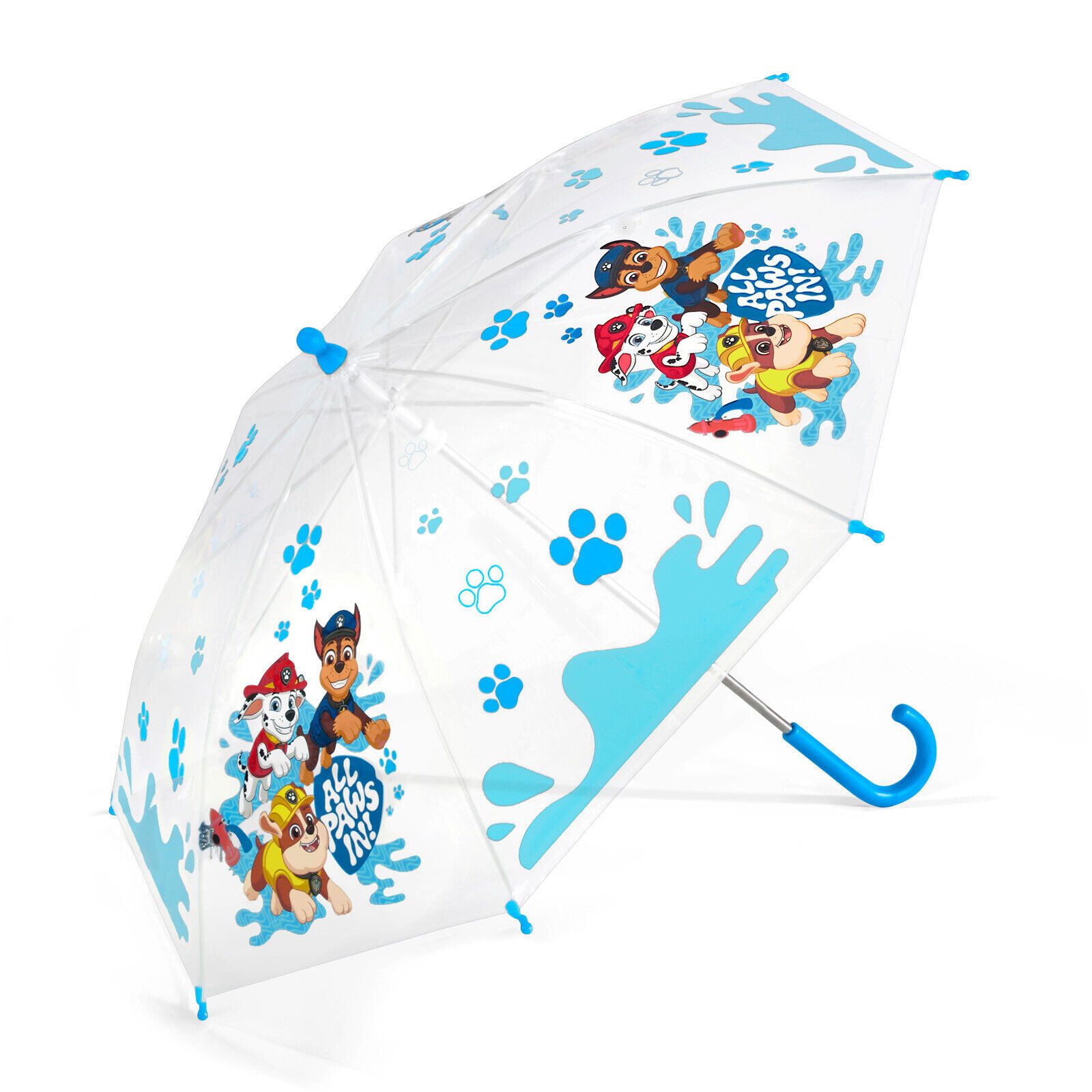 PAW PATROL Stockregenschirm transparenter Regenschirm für Kinder " Paw Patrol Splash"
