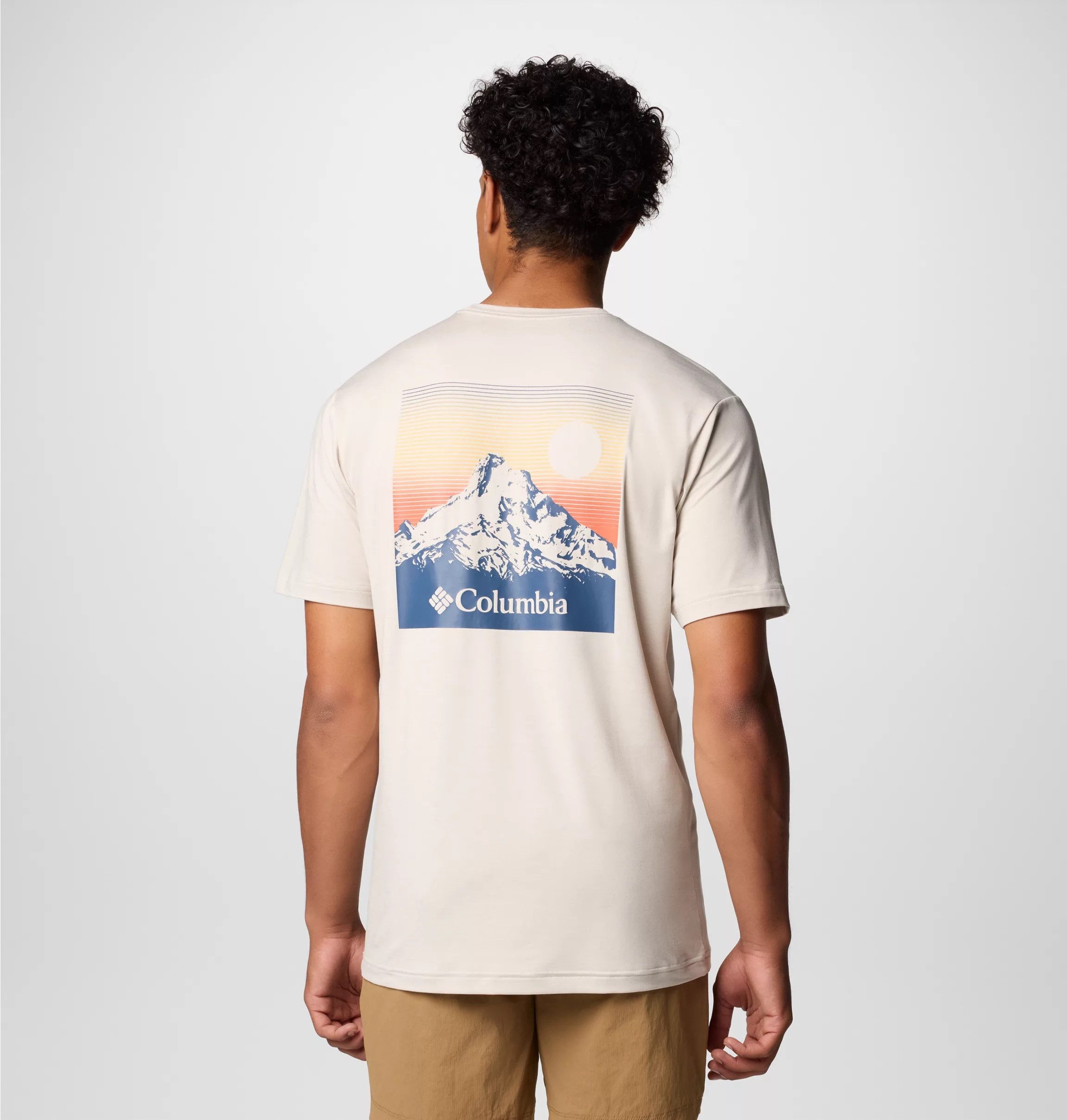 Columbia T-Shirt Kurzarm, aus Polyester und Elasthan, in den Größen S bis XXL