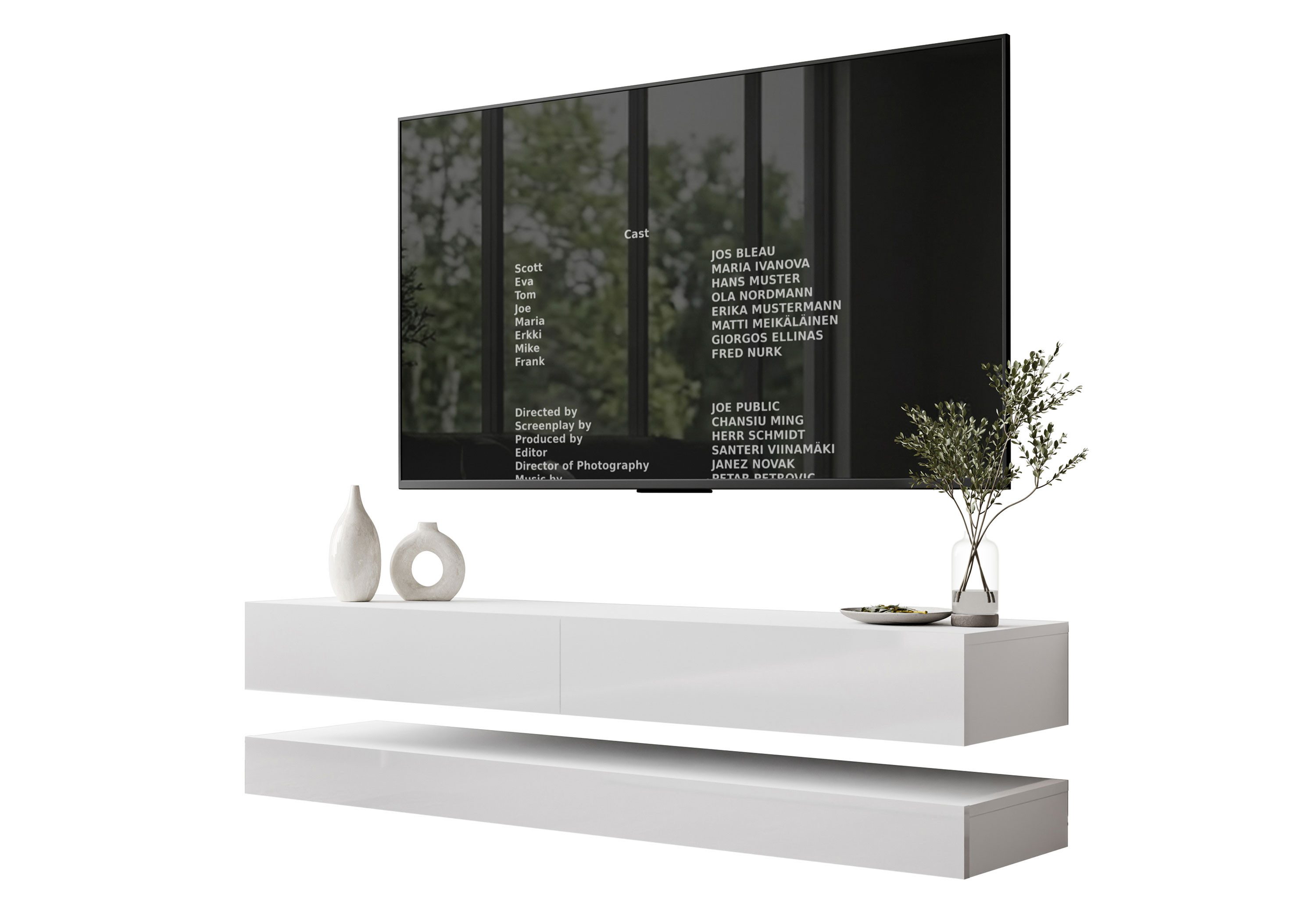 Lookway TV-Schrank SKY 140 cm mit LED-Beleuchtung