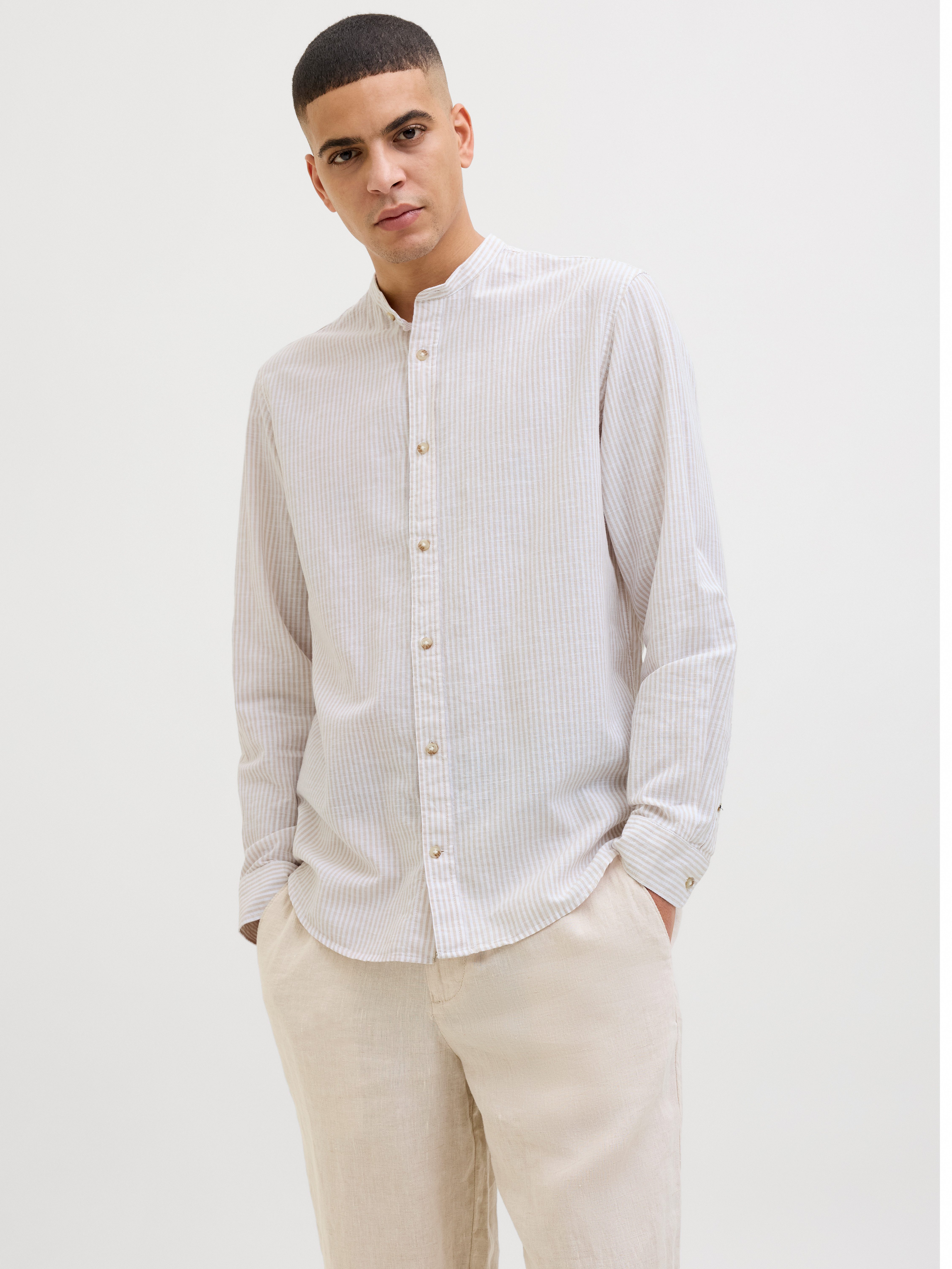 Jack & Jones Langarmhemd JJESUMMER BAND günstig online kaufen