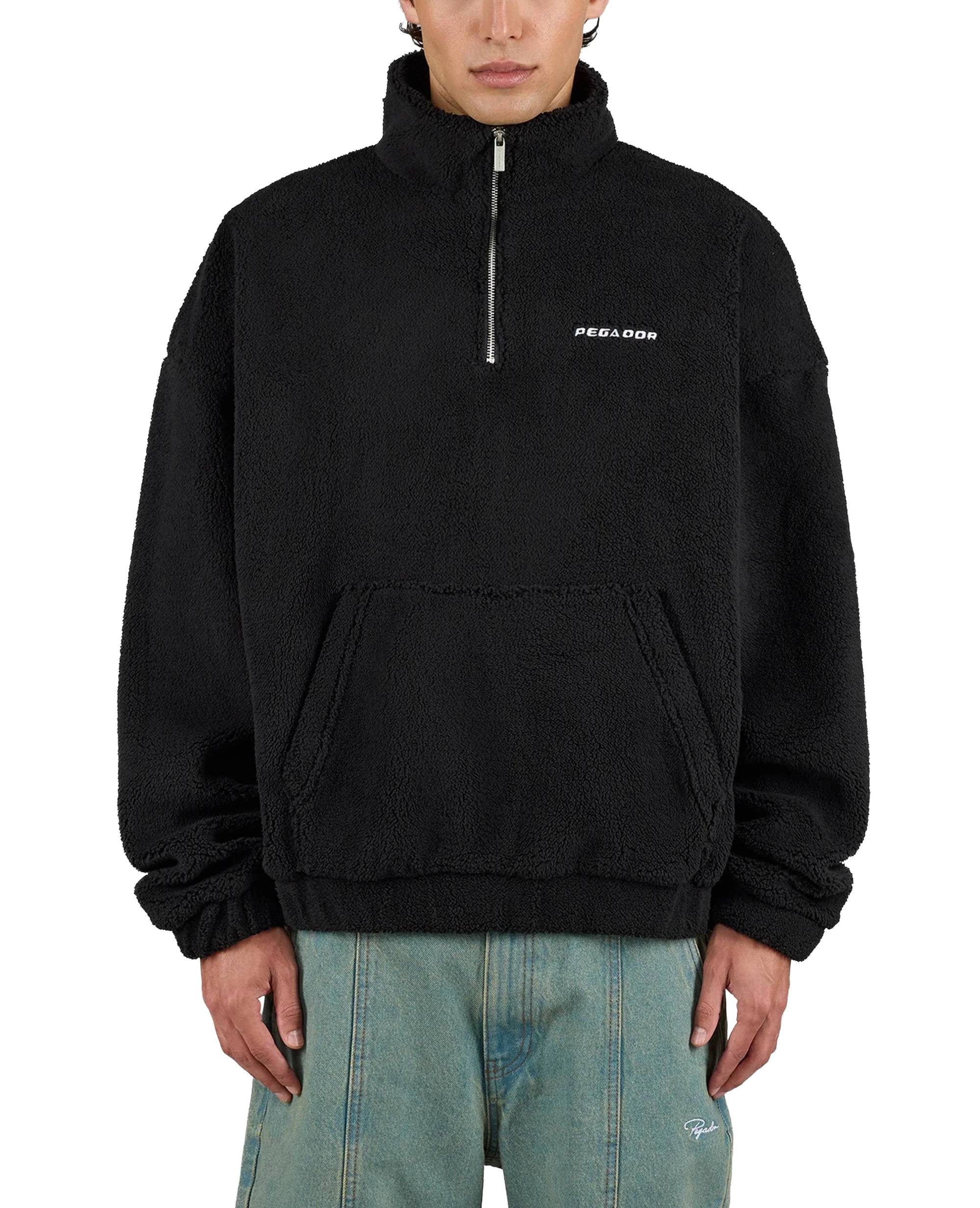 PEGADOR Sweater Sweatpulli Pegador Puka Teddy Half Zip