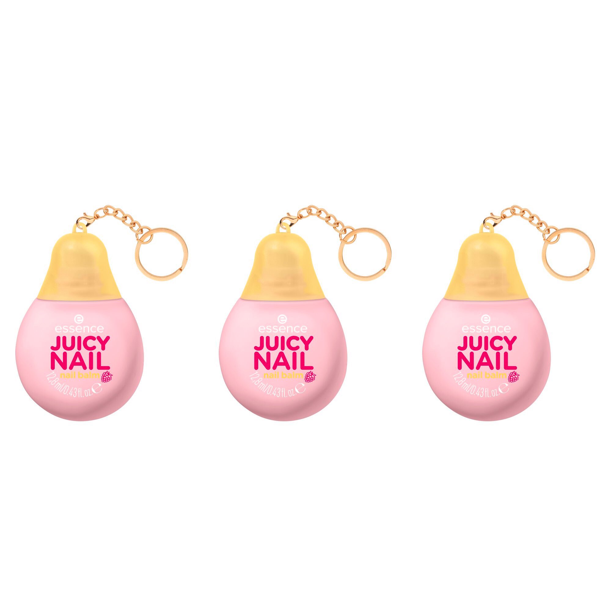 Essence Nagelpflegebalsam JUICY NAIL nail balm 01, 3-tlg.