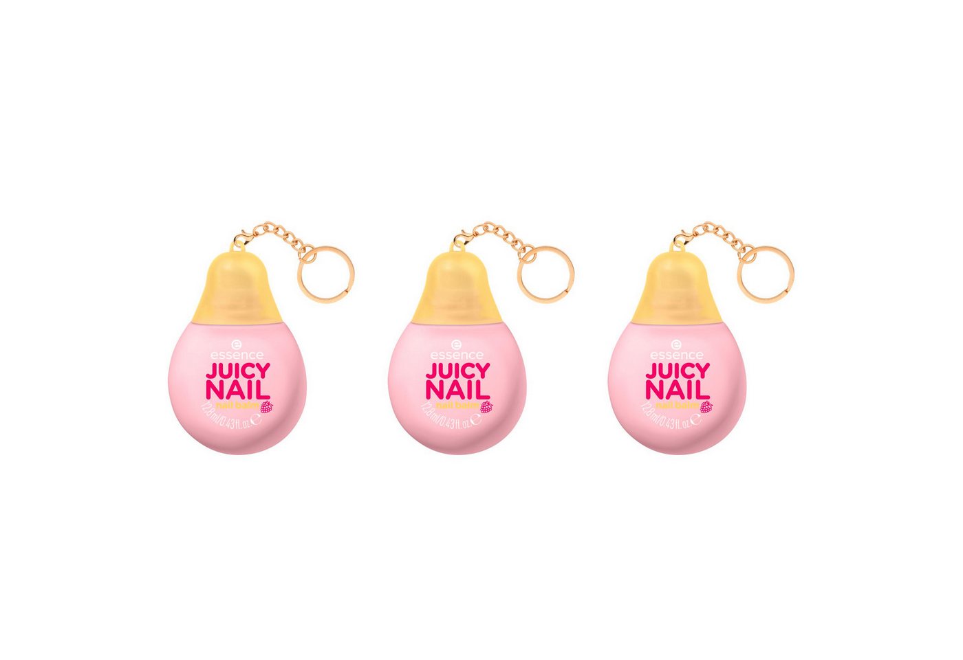 Essence Nagelpflegebalsam JUICY NAIL nail balm 01, 3-tlg.