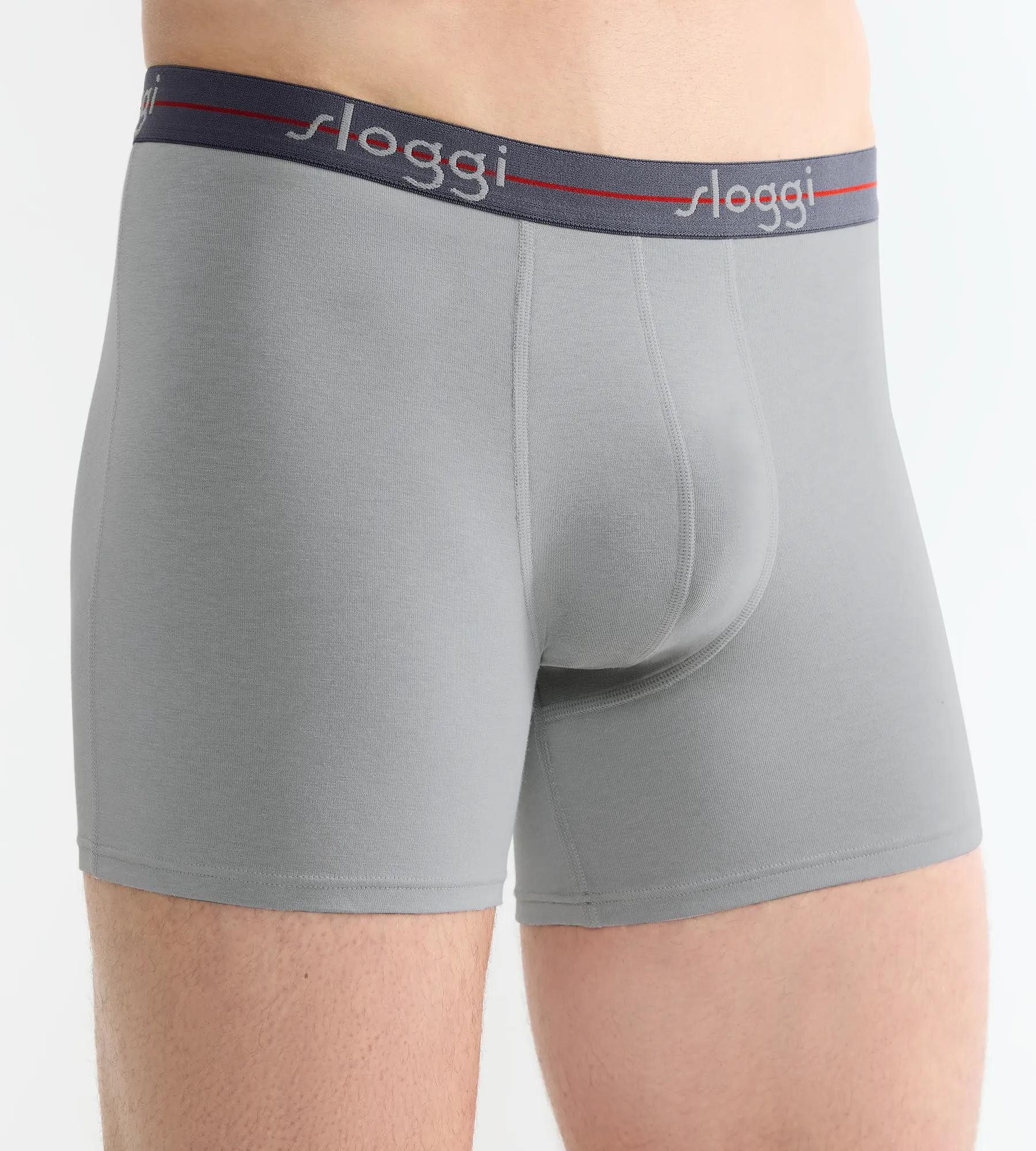 sloggi Boxershorts men Start (2er Pack) ohne Eingriff, extra weiches Taillenband, Single-Jersey Qualität