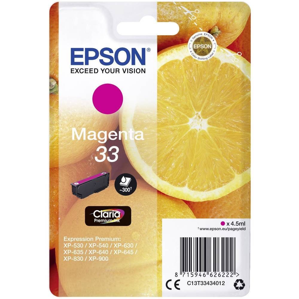 Epson Tintenpatrone C13T33434012 Tintenpatrone