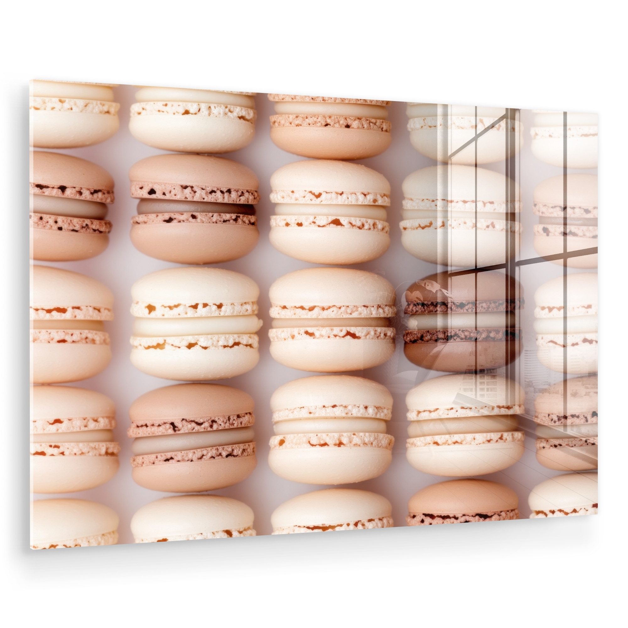 MuchoWow Acrylglasbild Makronen - Beige - günstig online kaufen