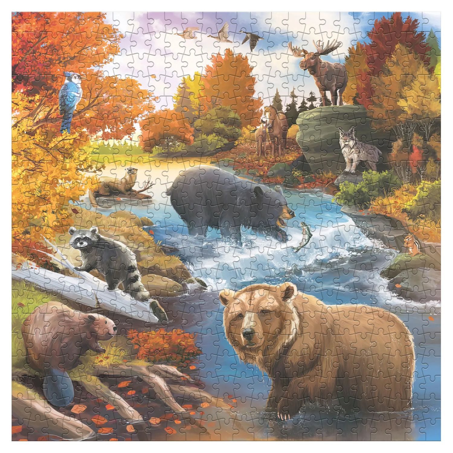 Magellan Puzzle My Family Puzzle - Northern Wildlife 500 Teile, 500 Puzzleteile