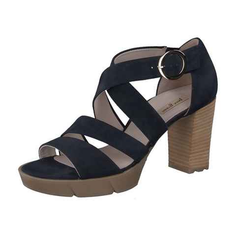 Paul Green Sandalen Nubukleder High-Heel-Sandalette