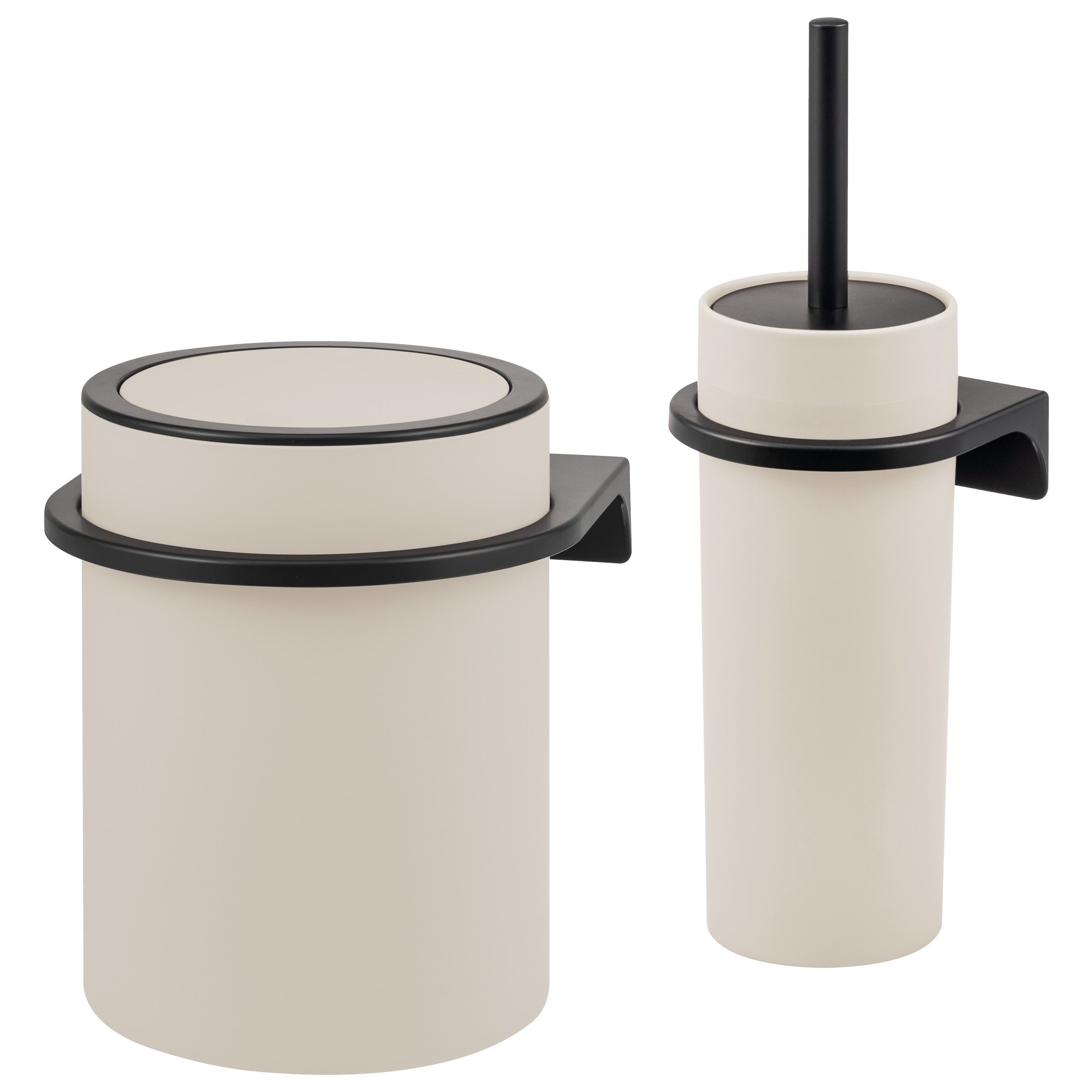 bremermann Badaccessoire-Set 2tlg. Bad-Set SAVONA Softtouch inkl. Wandhalterung, 2 tlg.