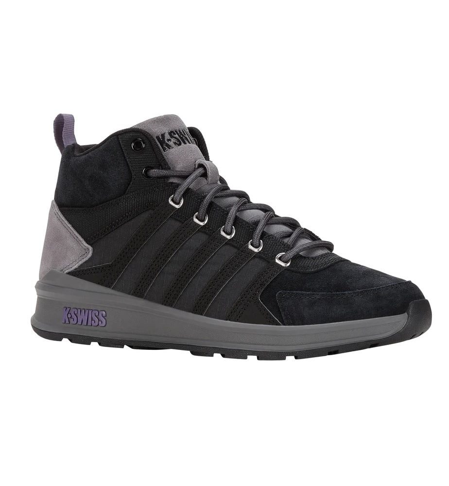 K-Swiss Winterschuhe Vista Trainer Mid (Leder) schwarz/charcoal Herren Sneaker