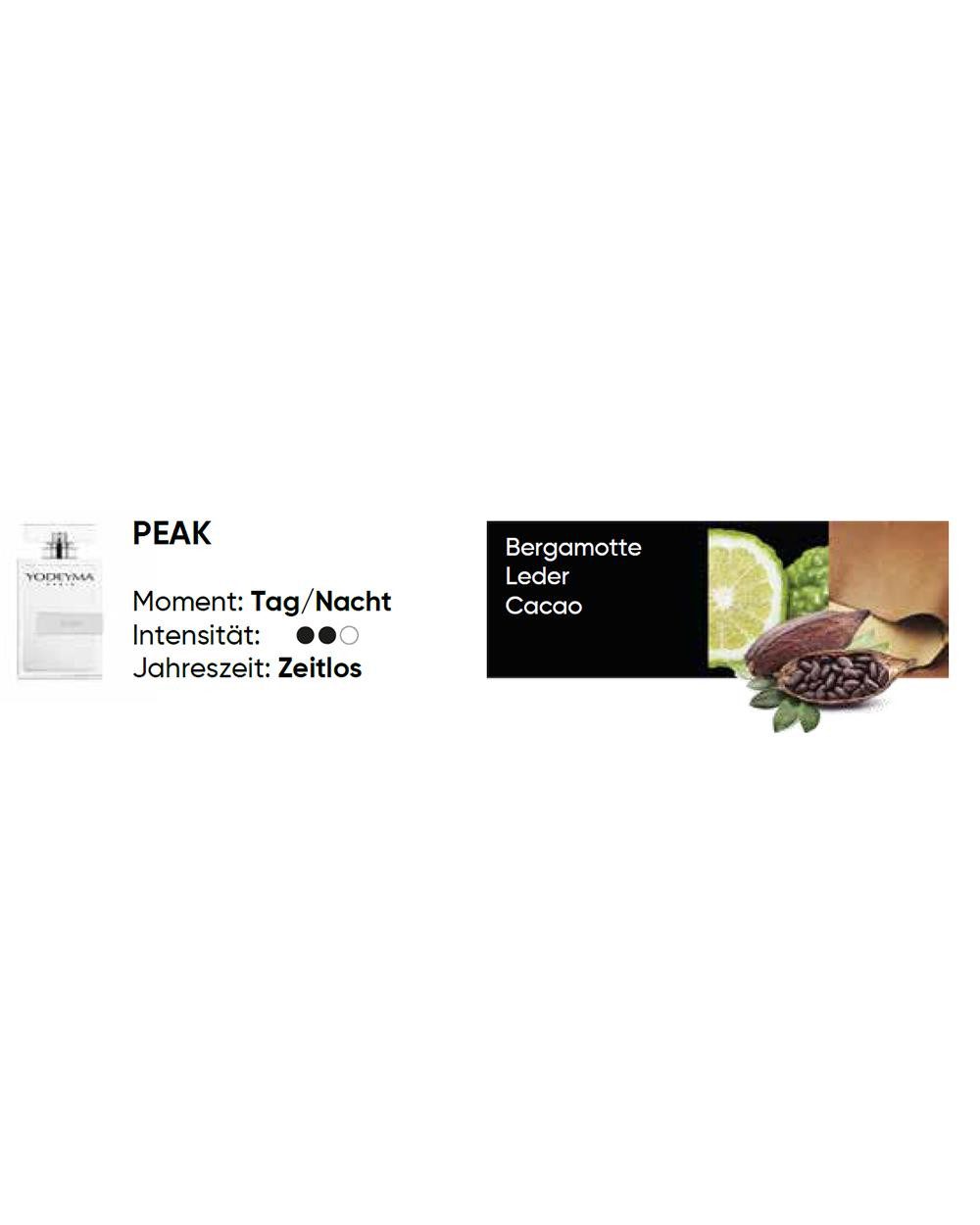 Eau de Parfum YODEYMA Parfum Peak - Eau de Parfum für Herren (15 ml)