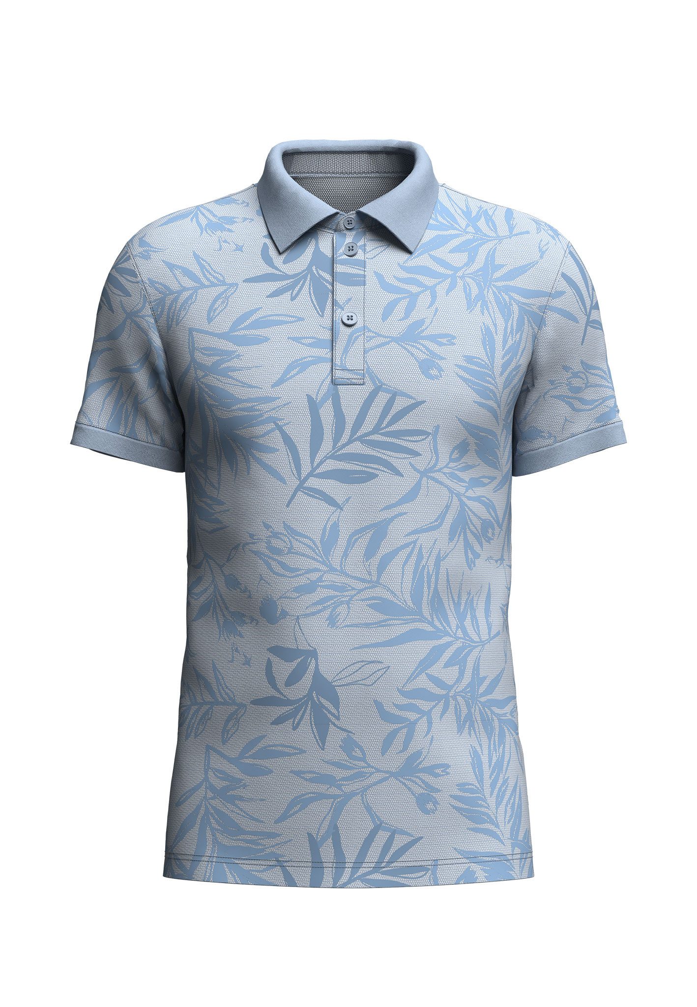 Poloshirt Polo, 2-Tone, AOP