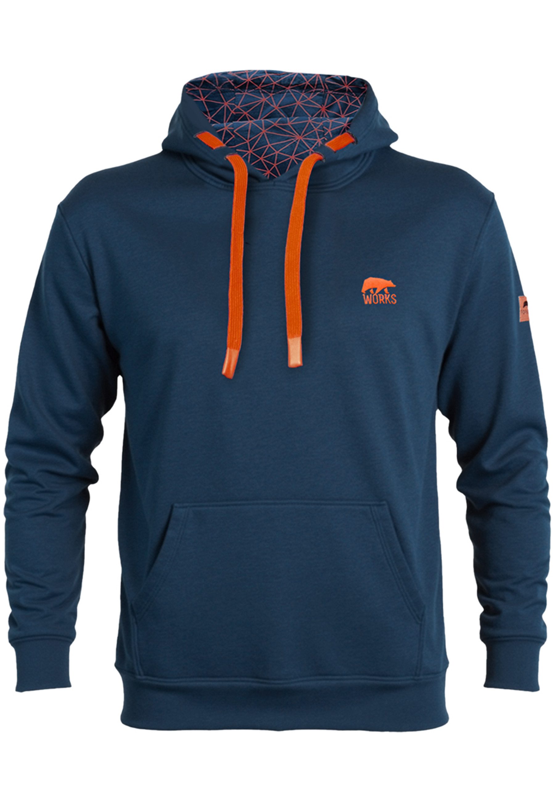 FORSBERG Sweatshirt Hoodie mit kleinem Brustlogo günstig online kaufen