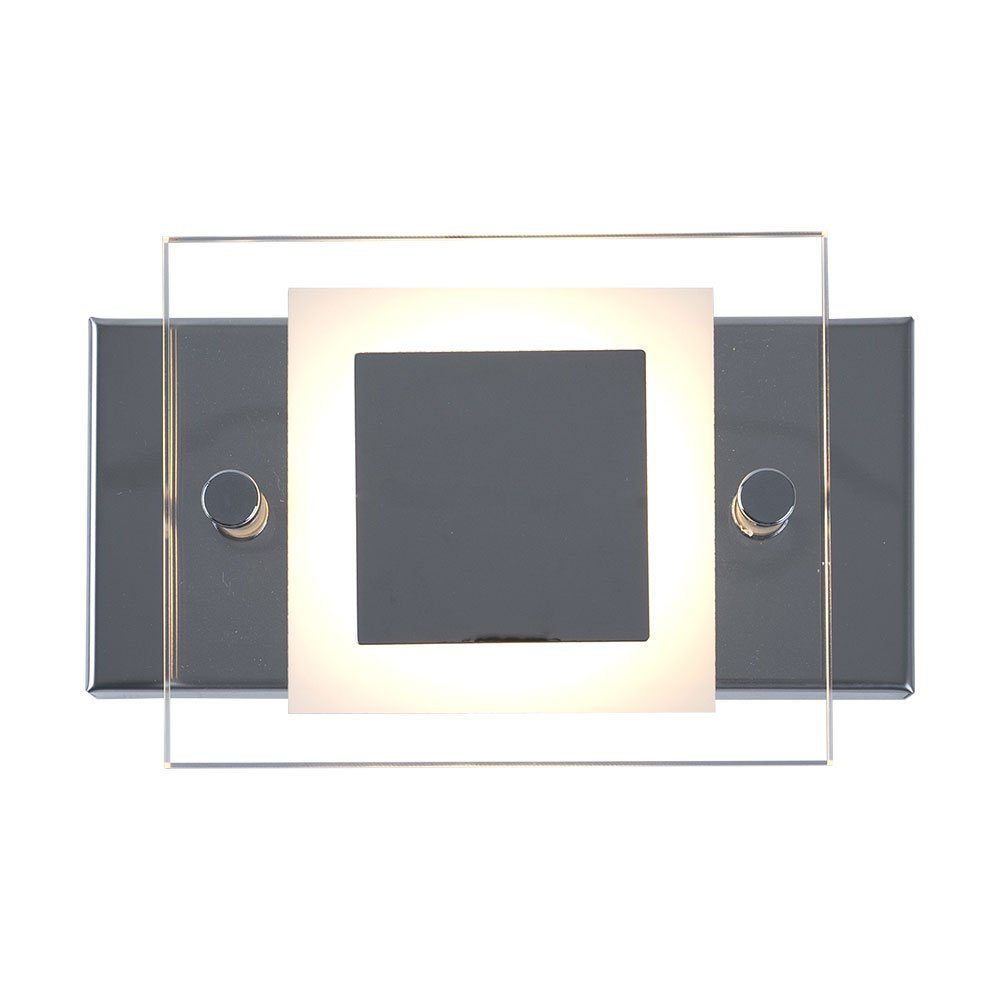 Briloner Leuchten LED Wandleuchte, LED-Leuchtmittel fest verbaut, Warmweiß, Wandleuchte Wandlampe Badleuchte Wandspot Wohnzimmerlampe Badezimmer