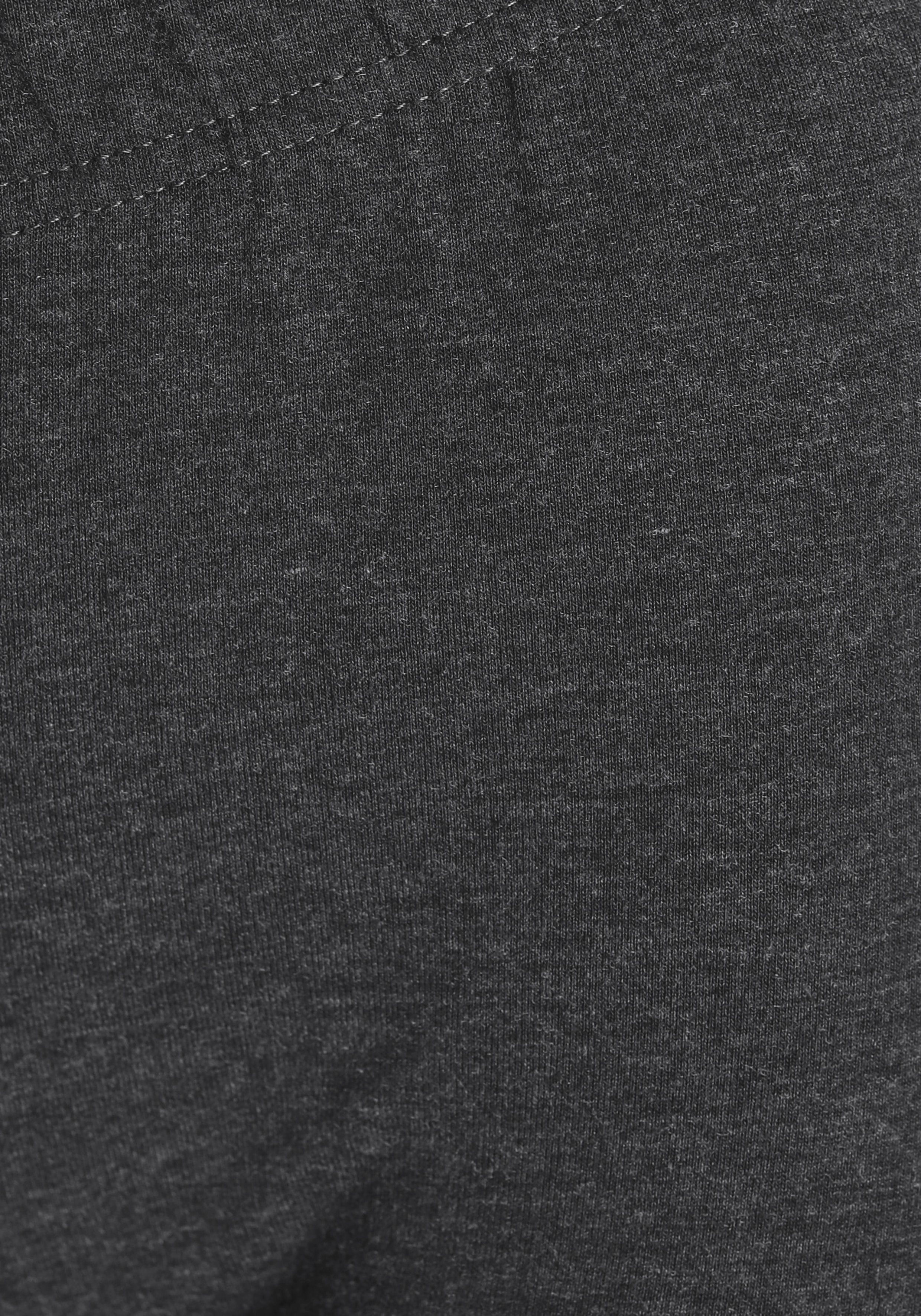 2er-Pack) schwarz + Leggings grau-melange Baumwolle (Packung, FARBE NEUE Boysen's mit